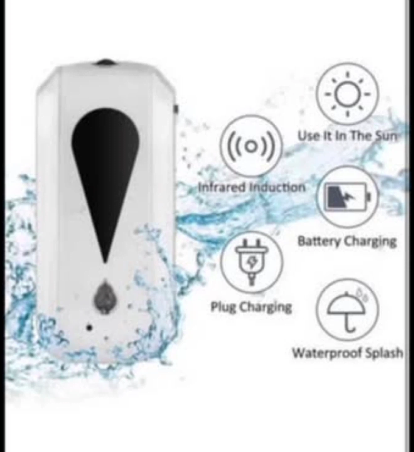 Automatic Soap Dispenser - Infrared Induction, USB Charging
