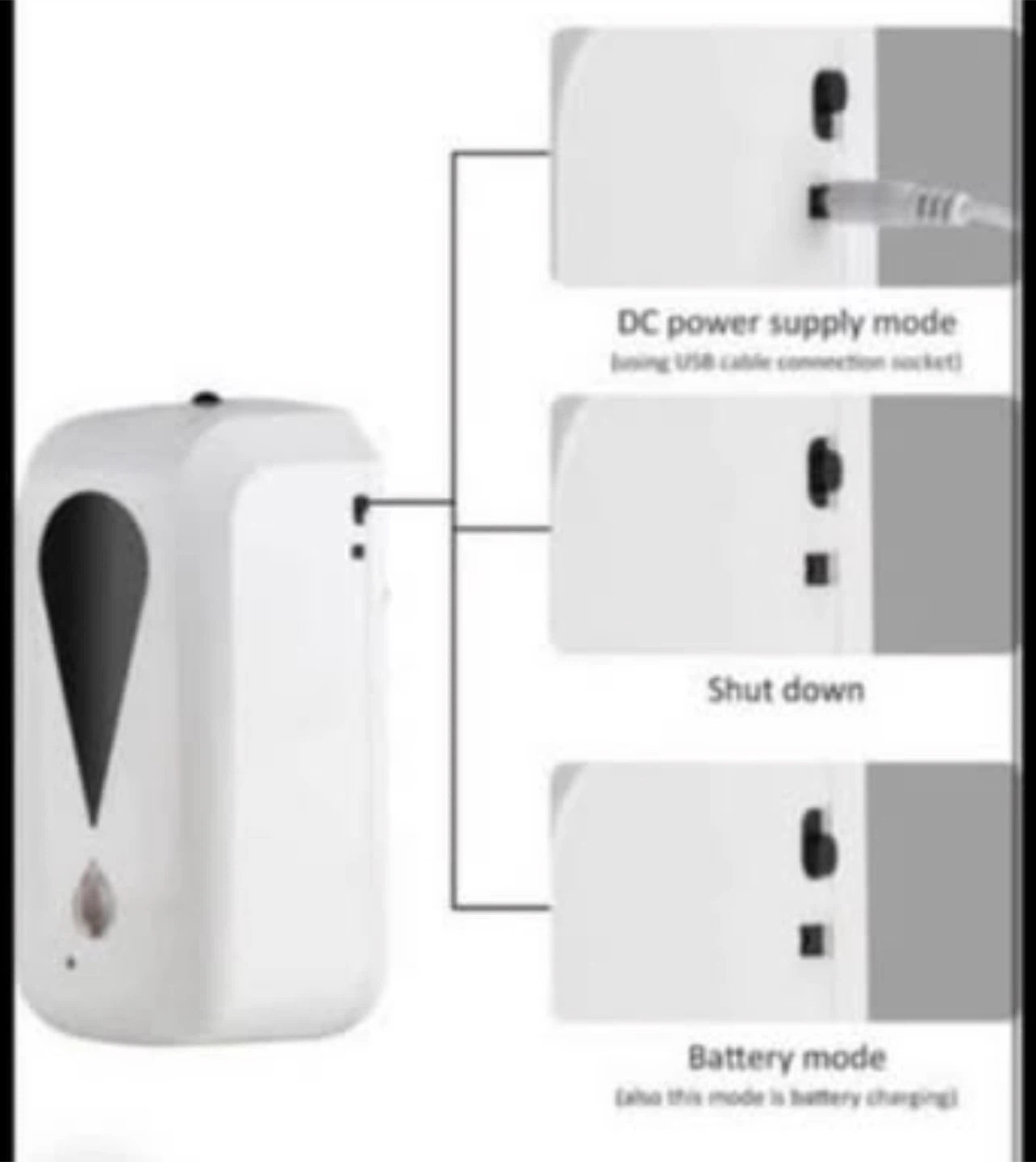 Automatic Soap Dispenser - Infrared Induction, USB Charging - photo 5