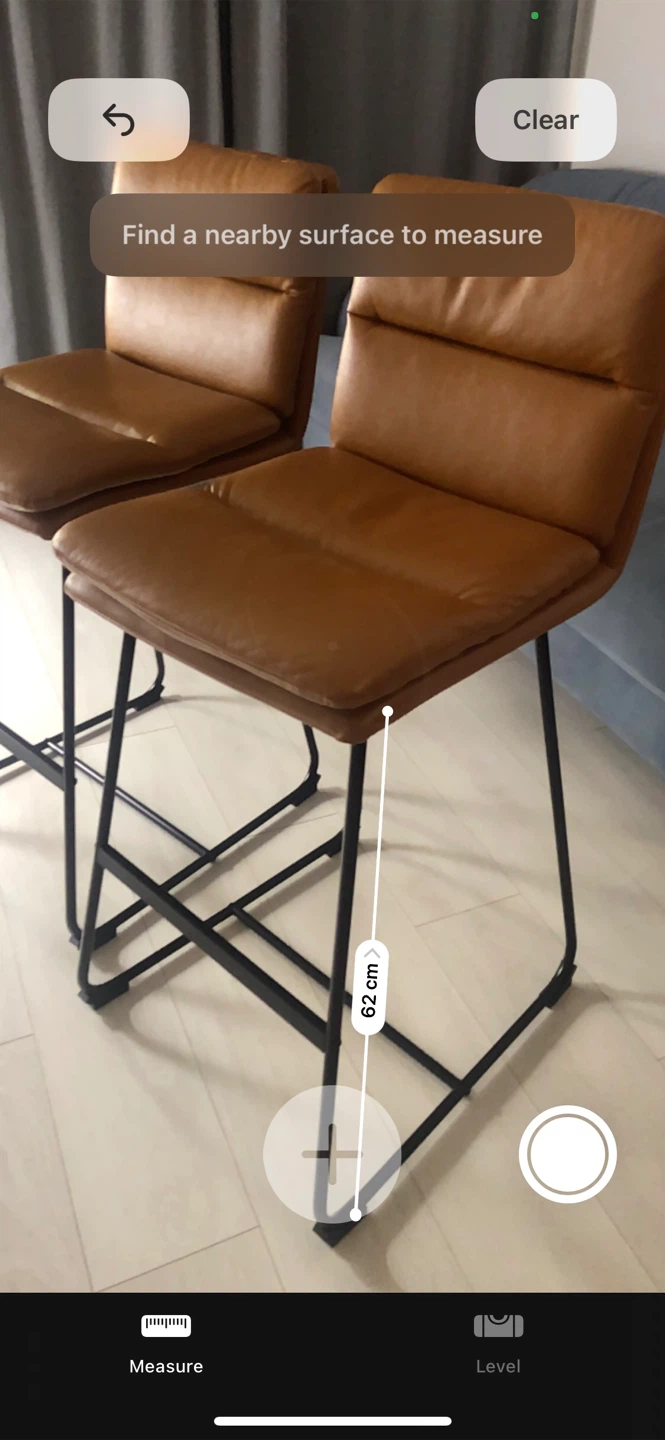 Brown Faux Leather Counter Height Stools (Set of 2) - photo 2