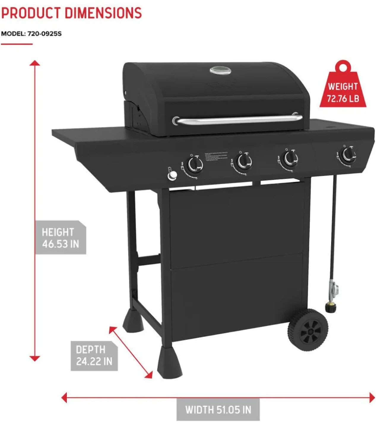Nexgrill 4-Burner Gas Grill - photo 3