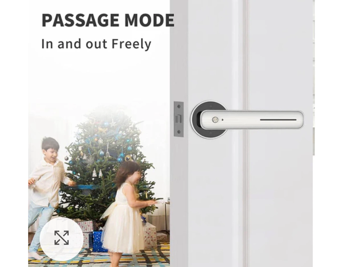 Smart Fingerprint Door Lock Lever Handle - photo 5