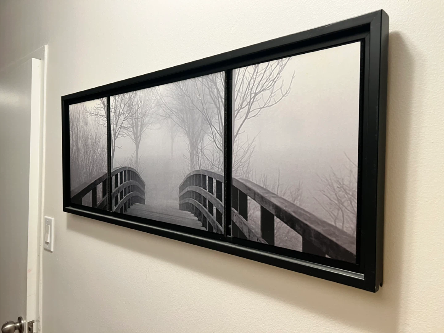 Set of 5 Framed Black and White Landscape Prints - photo 3