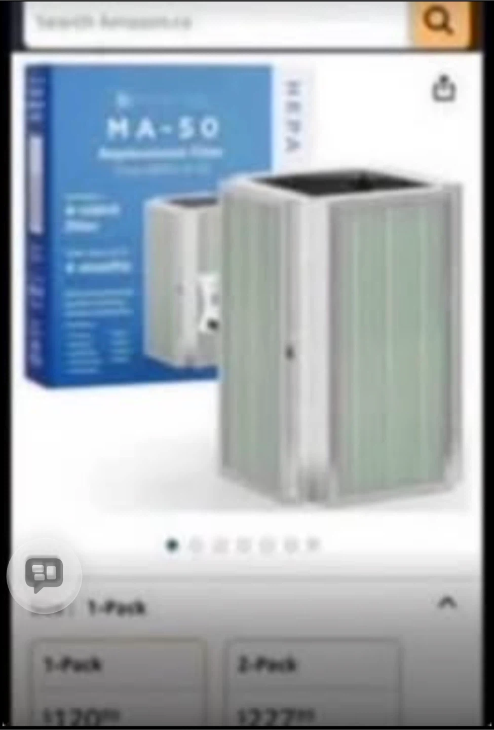 MA-50 Air Purifier Replacement Filter - photo 2