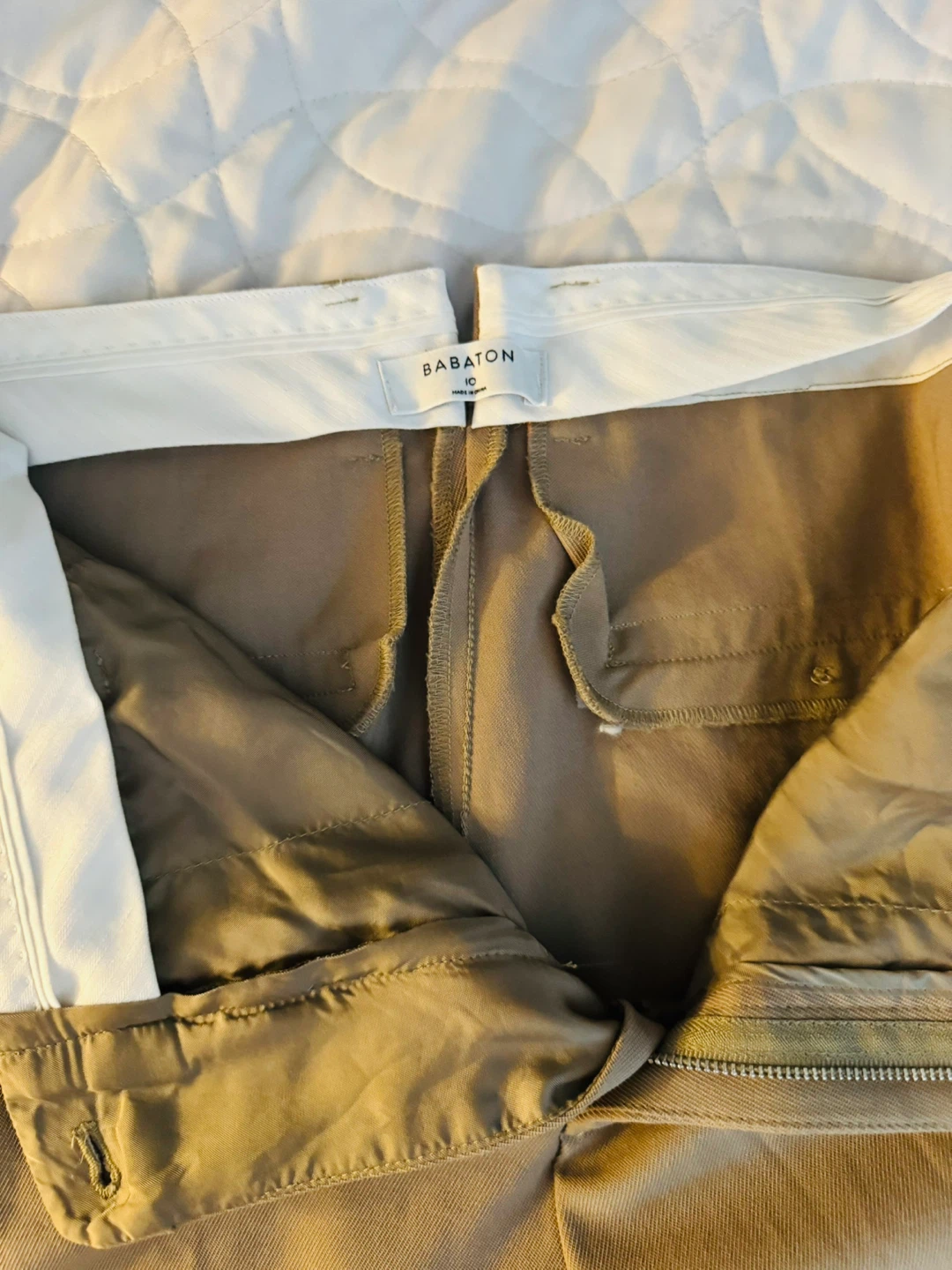 Babaton Atelier Women's Size 10 Khaki Dress Pants - photo 4