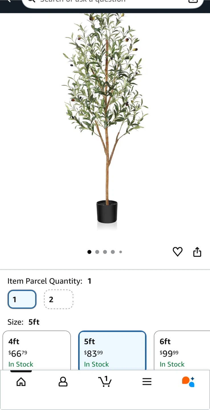 Artificial Olive Tree - 5ft - photo 2