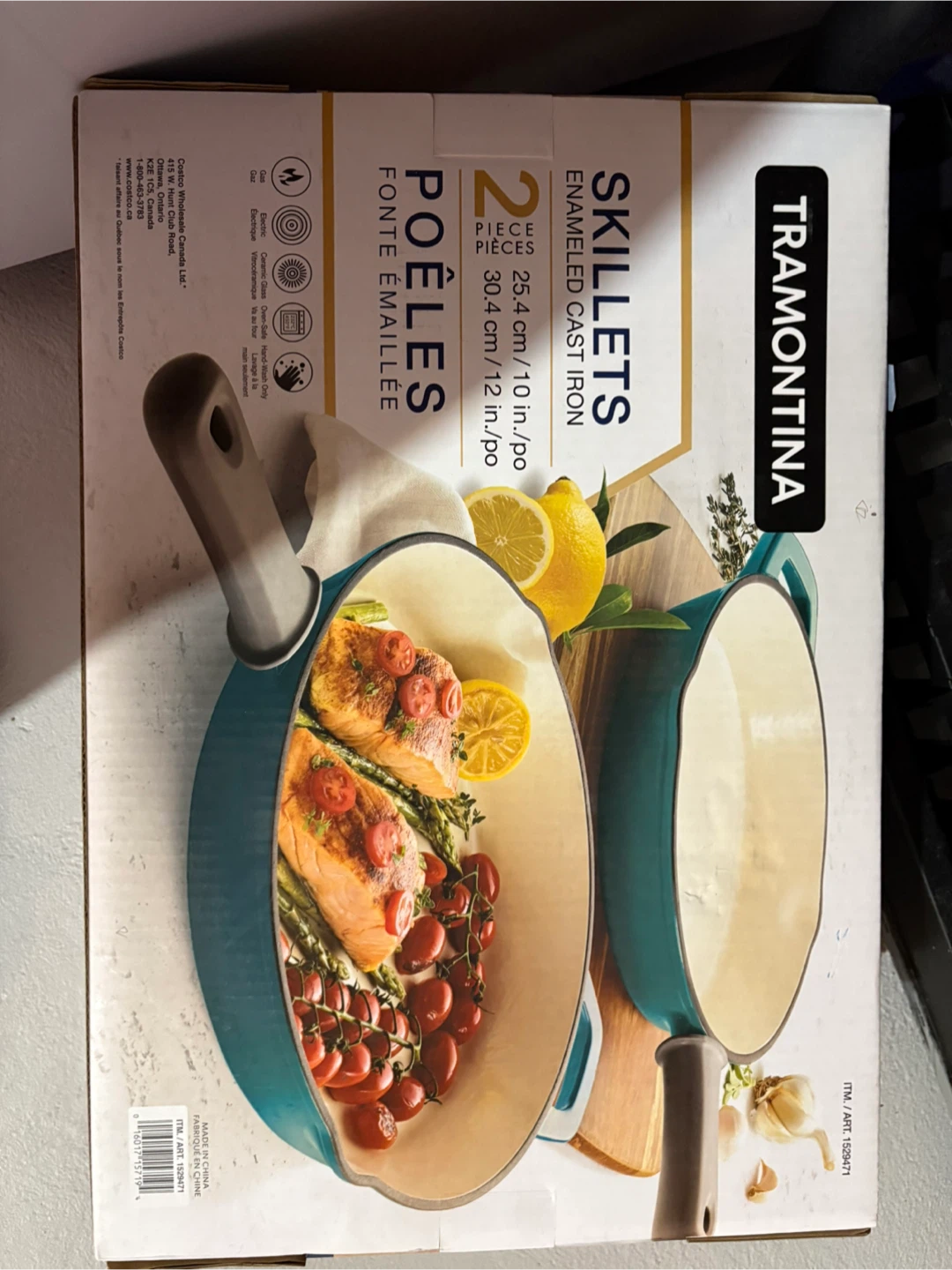 Tramontina Enameled Cast Iron Skillets Set
