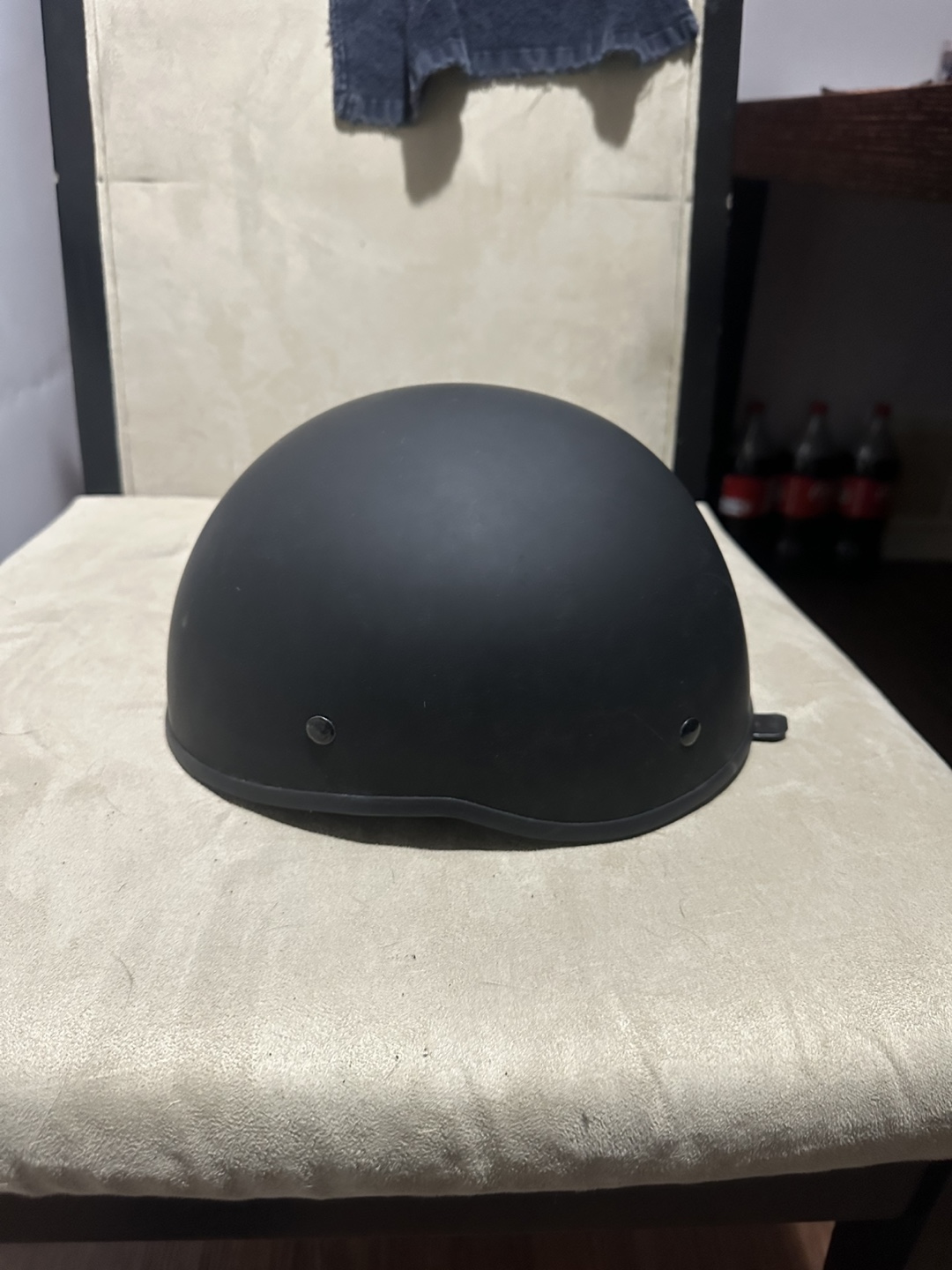Matte Black WSB Inc. DOT Certified Motorcycle Helmet - photo 2
