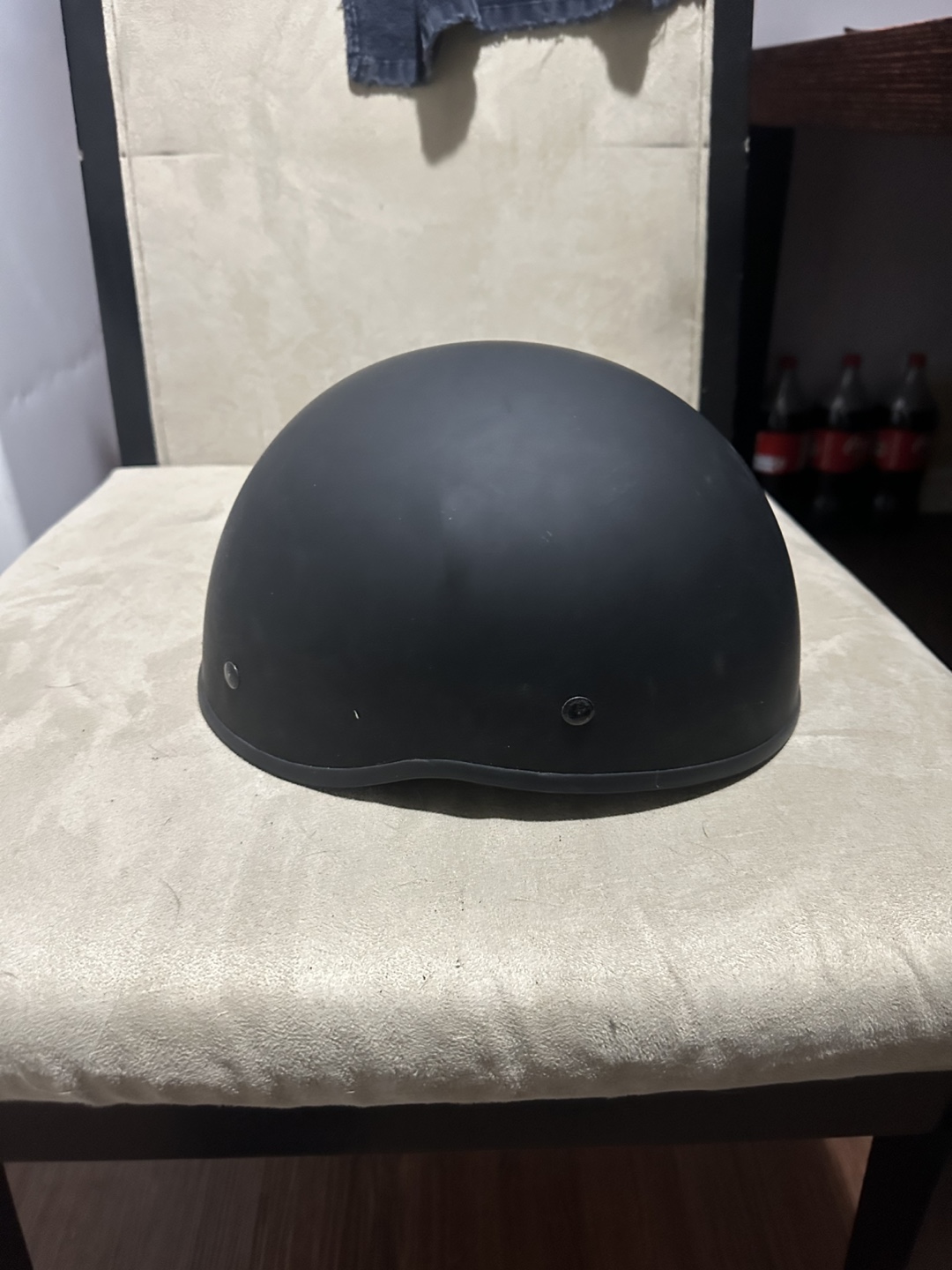 Matte Black WSB Inc. DOT Certified Motorcycle Helmet - photo 4