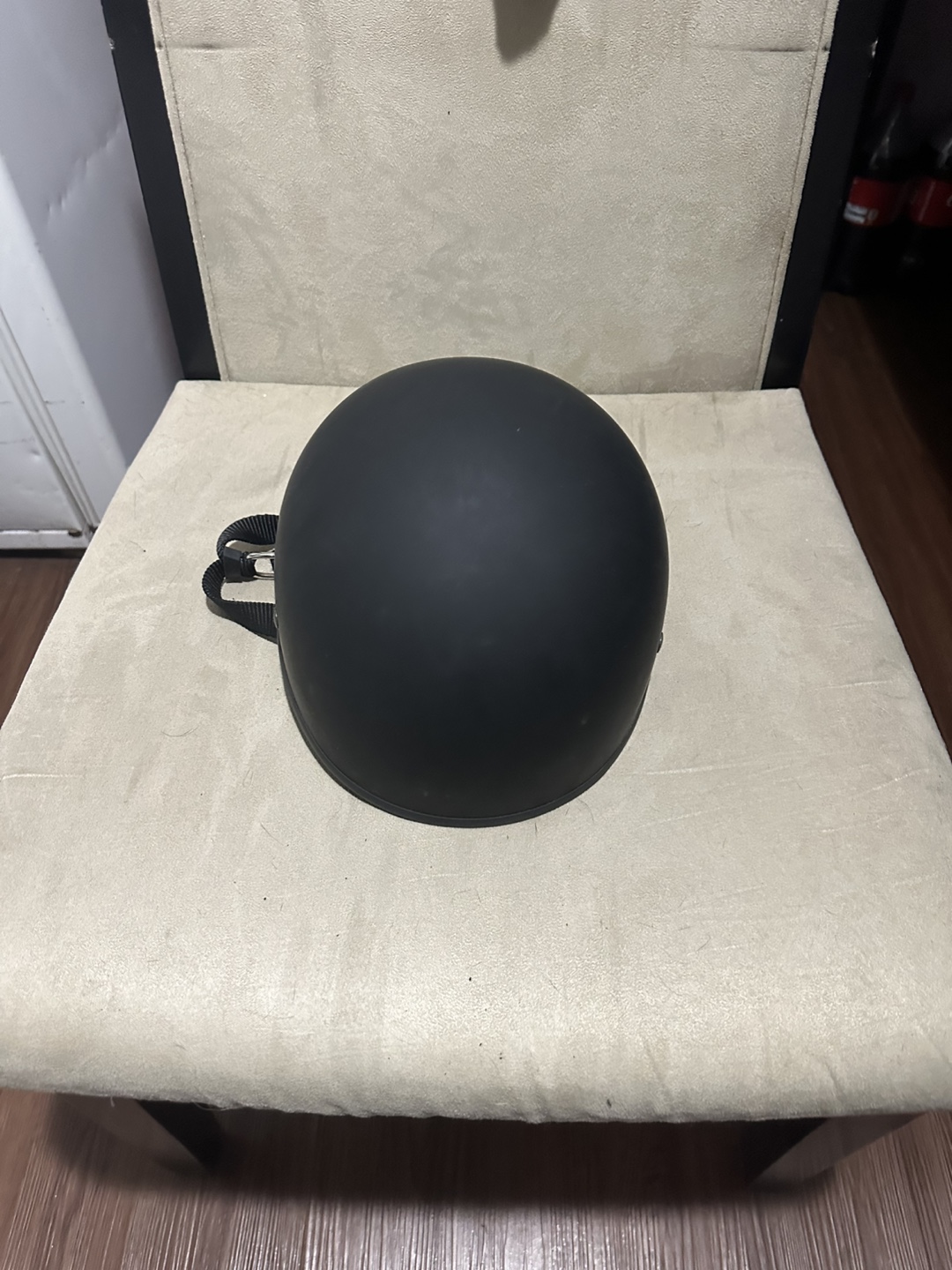 Matte Black WSB Inc. DOT Certified Motorcycle Helmet