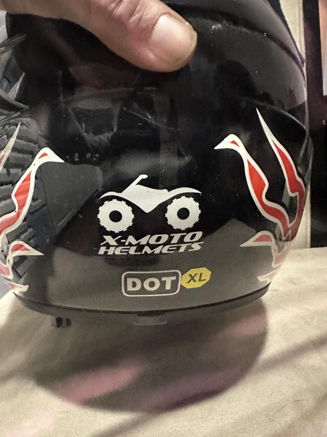 X-Moto Helmets DOT XL Motorcycle Helmet - photo 5