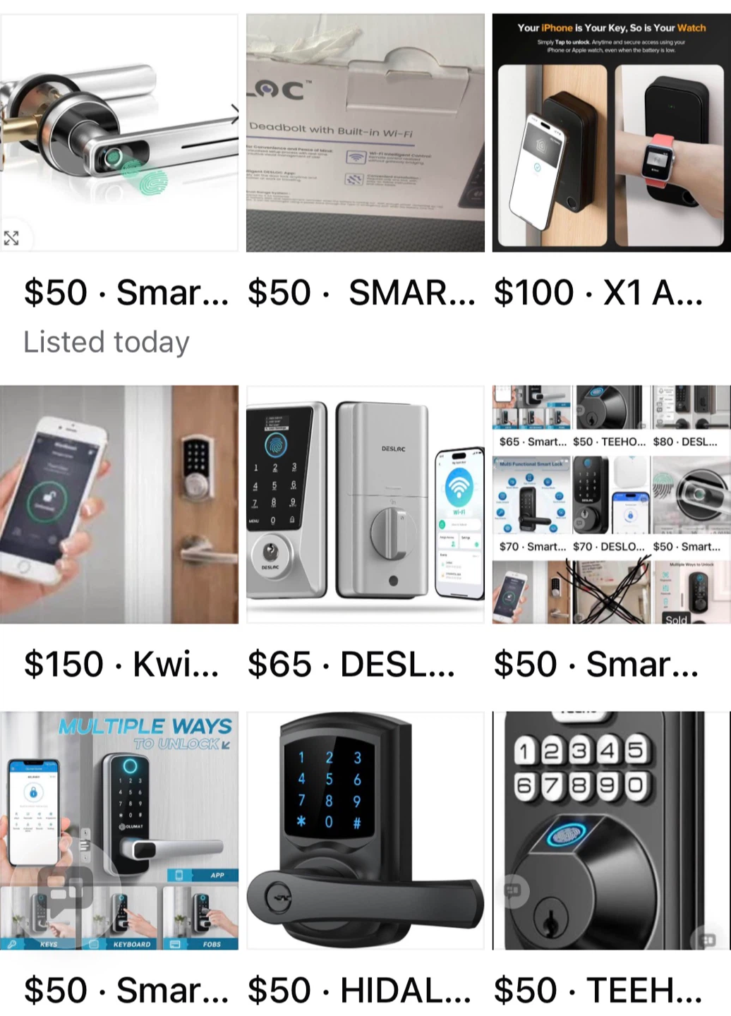 Smart Lock Deadbolt with Built-in Wi-Fi
