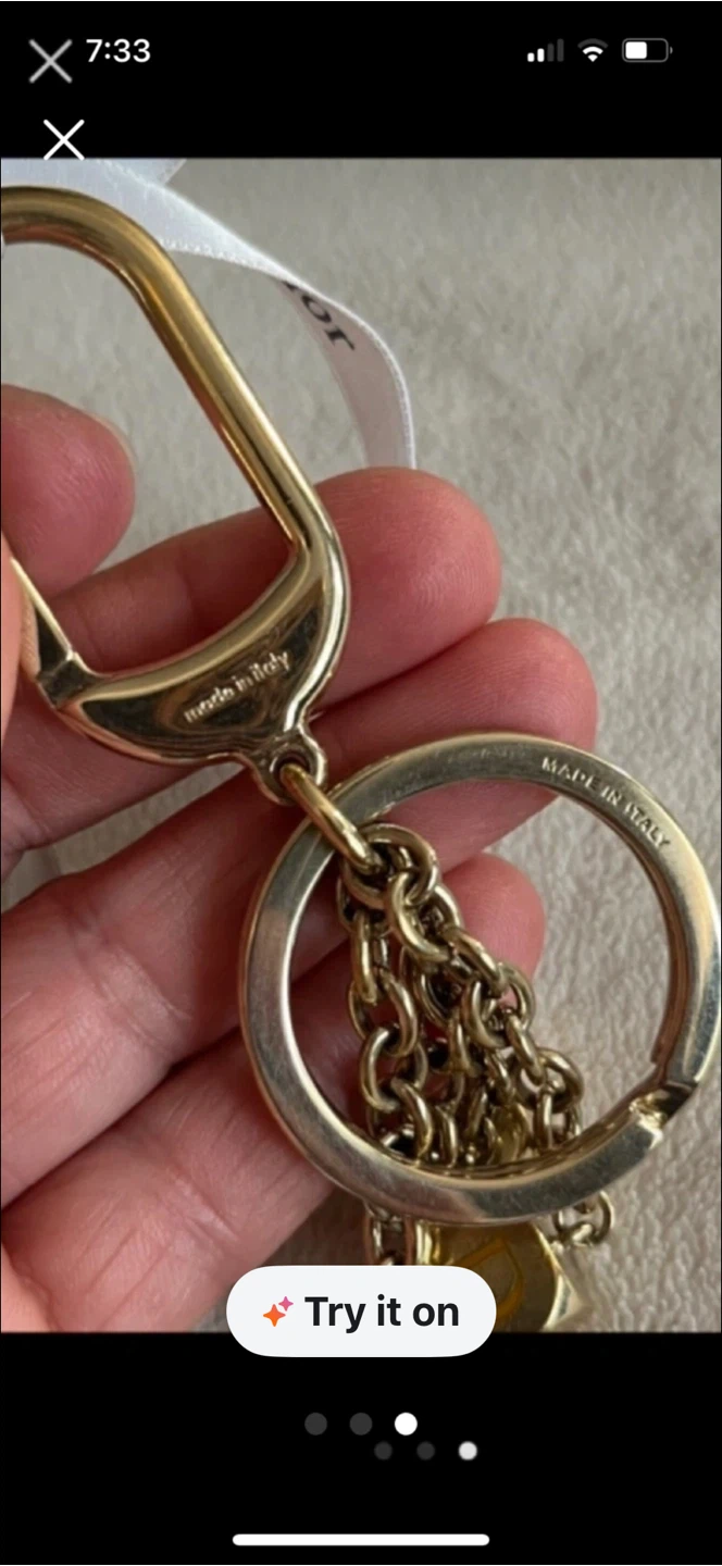 Authentic Dior Bag Accessory/KeyRing - photo 3