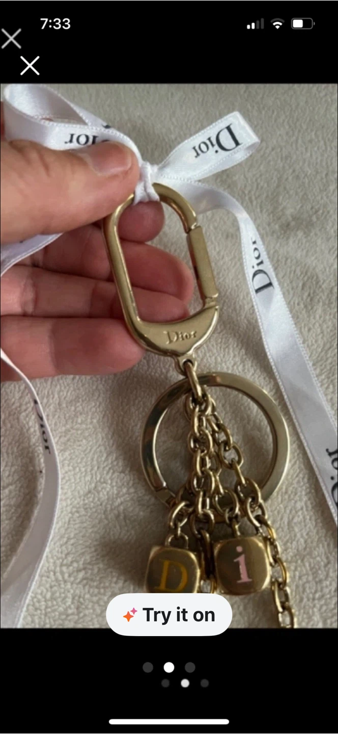 Authentic Dior Bag Accessory/KeyRing - photo 2