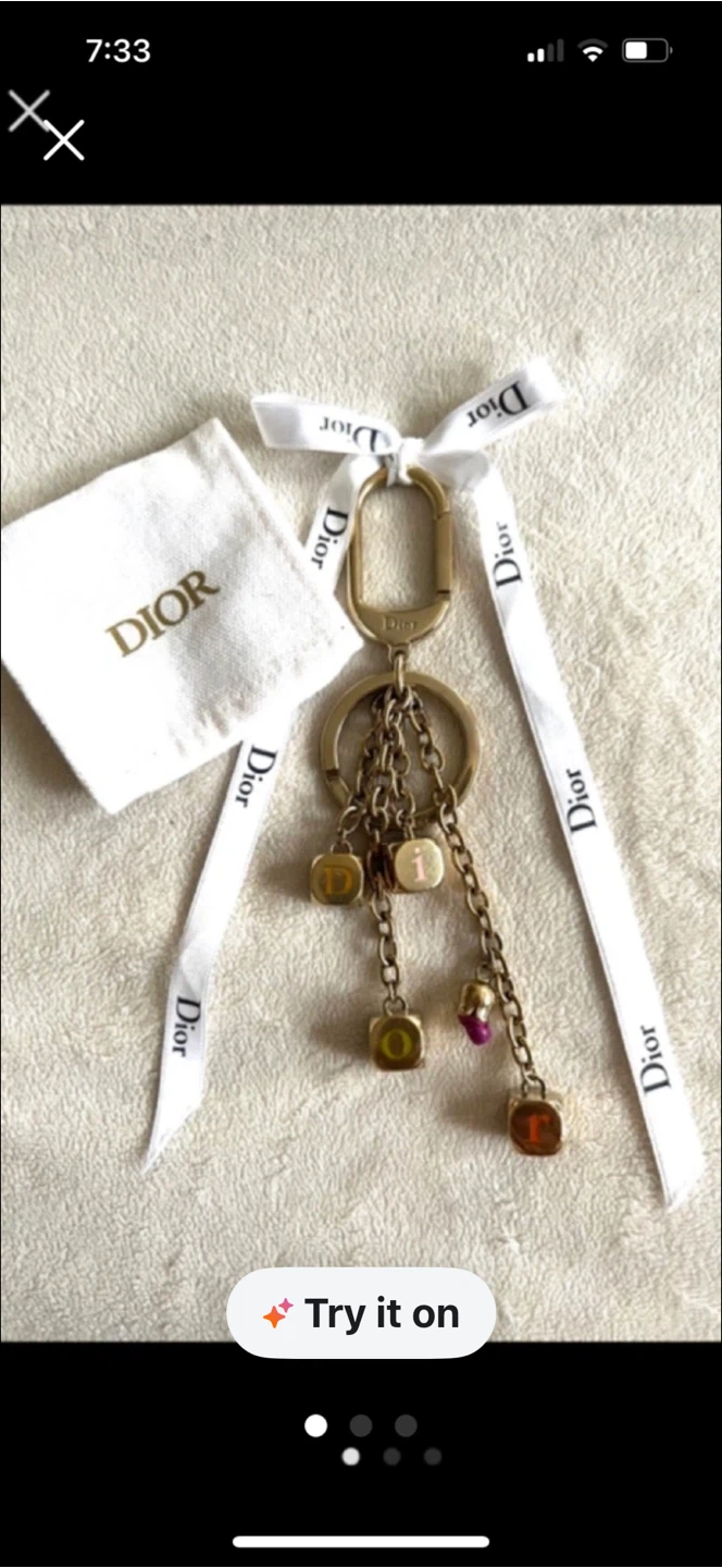 Authentic Dior Bag Accessory/KeyRing
