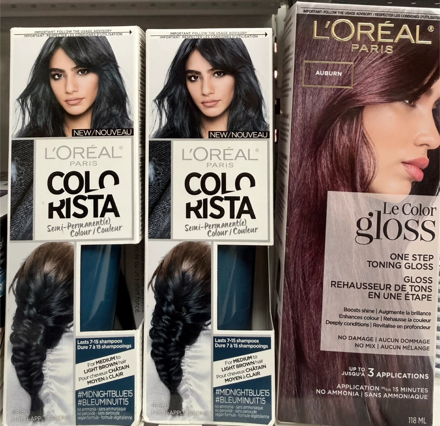 L'Oréal Semi-Permanent Hair Colours