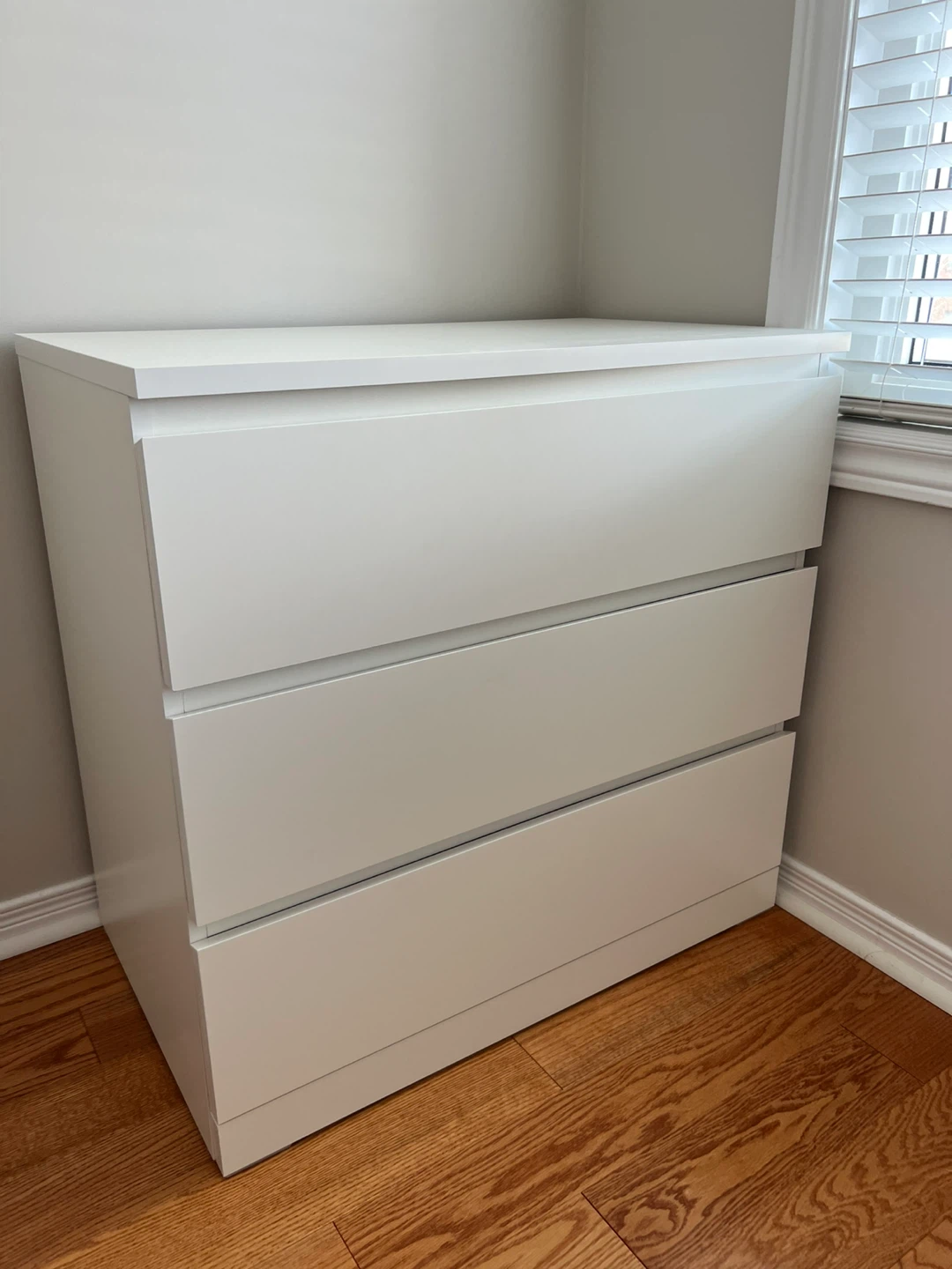 IKEA 3-Drawer Chest - White