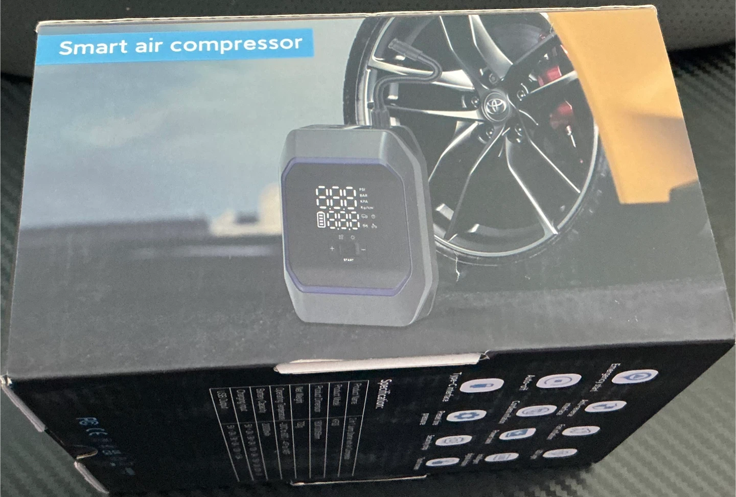 New in Box ILUEE KF03 2-in-1 Jump Starter with Air Compressor - photo 4