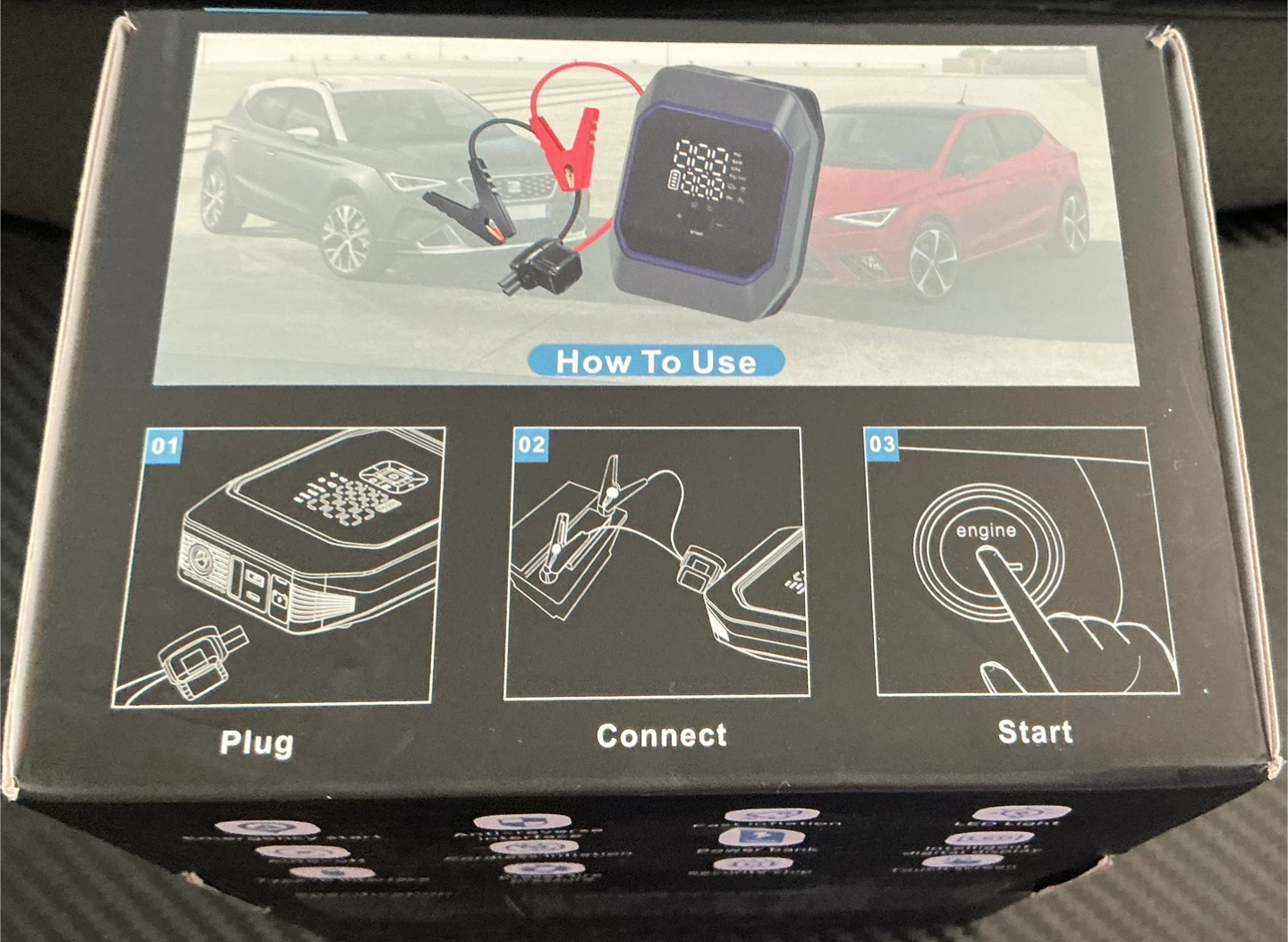 New in Box ILUEE KF03 2-in-1 Jump Starter with Air Compressor - photo 5