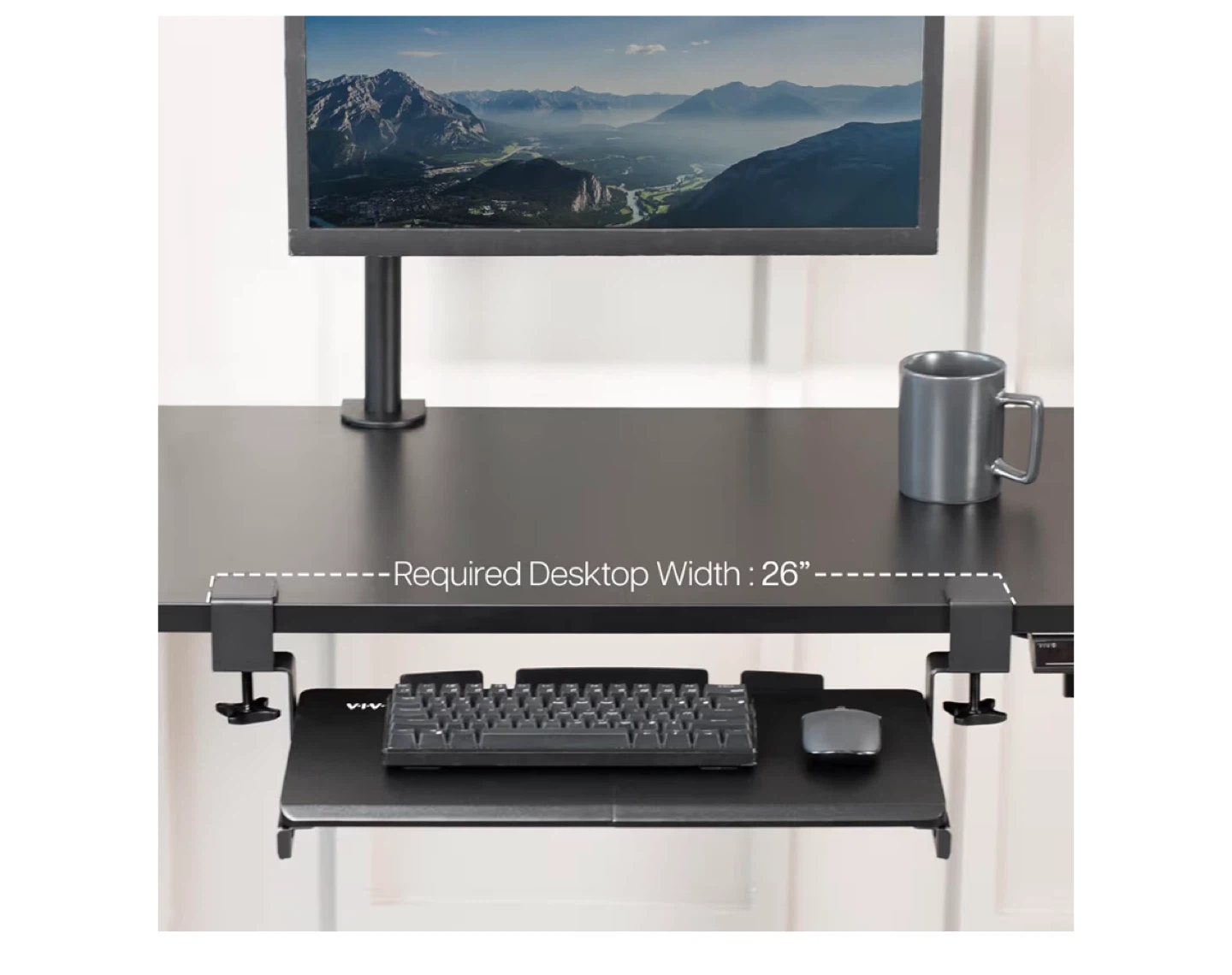 VIVO Under-Desk Keyboard Tray - photo 4