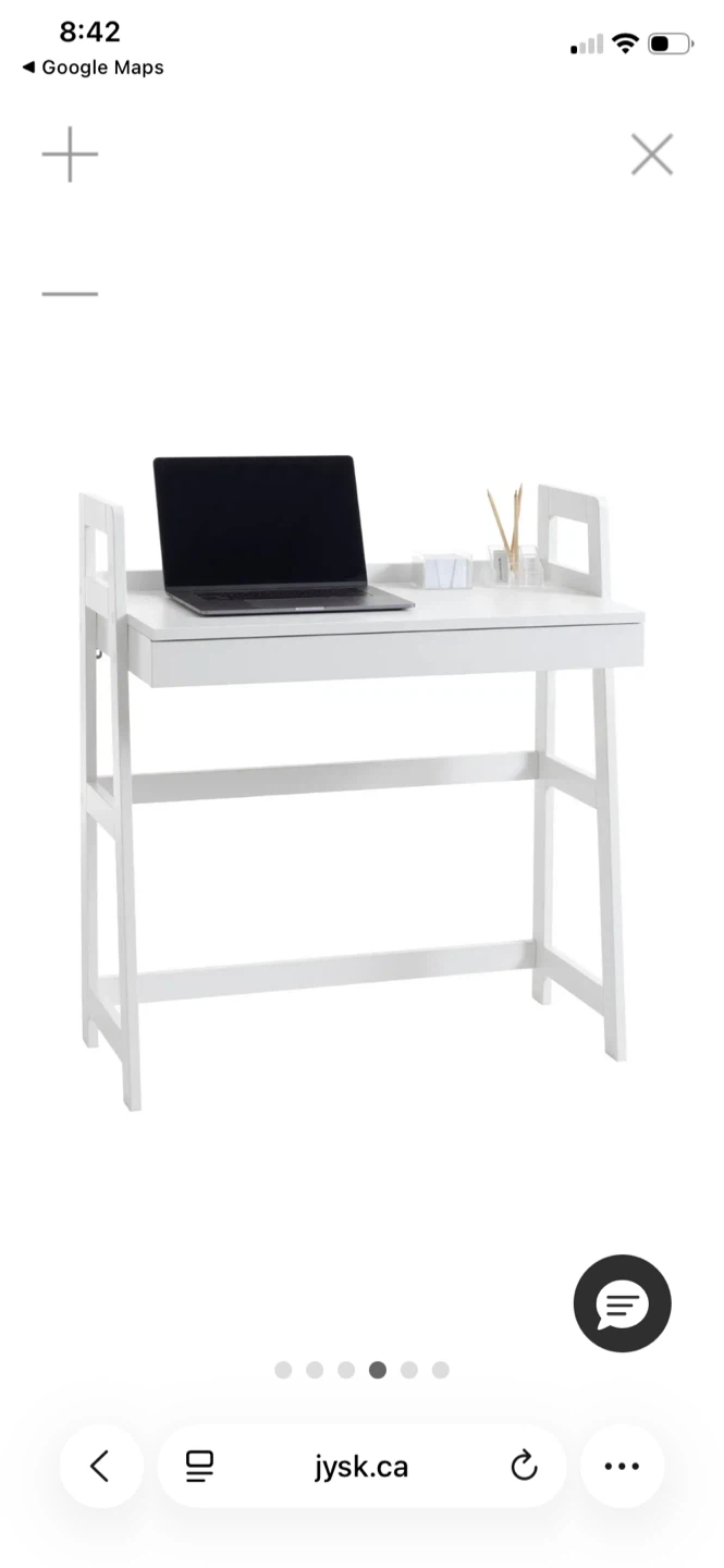 White Office Desk
