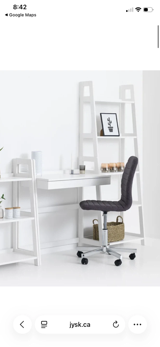 White Office Desk - photo 5