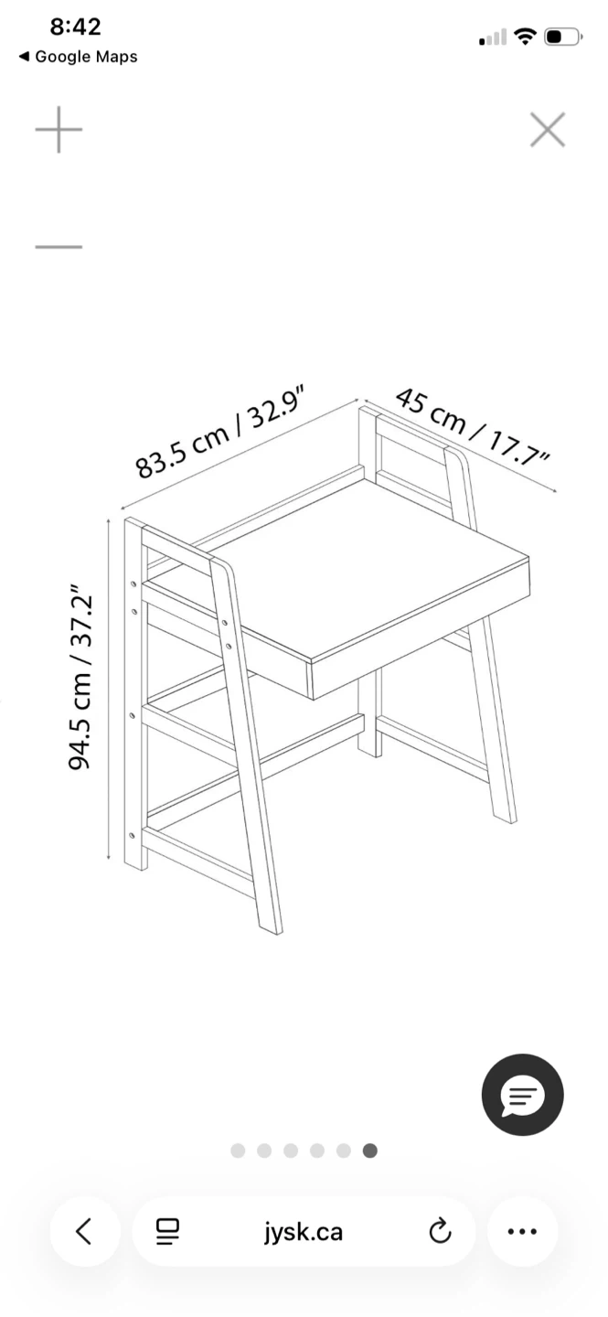 White Office Desk - photo 4
