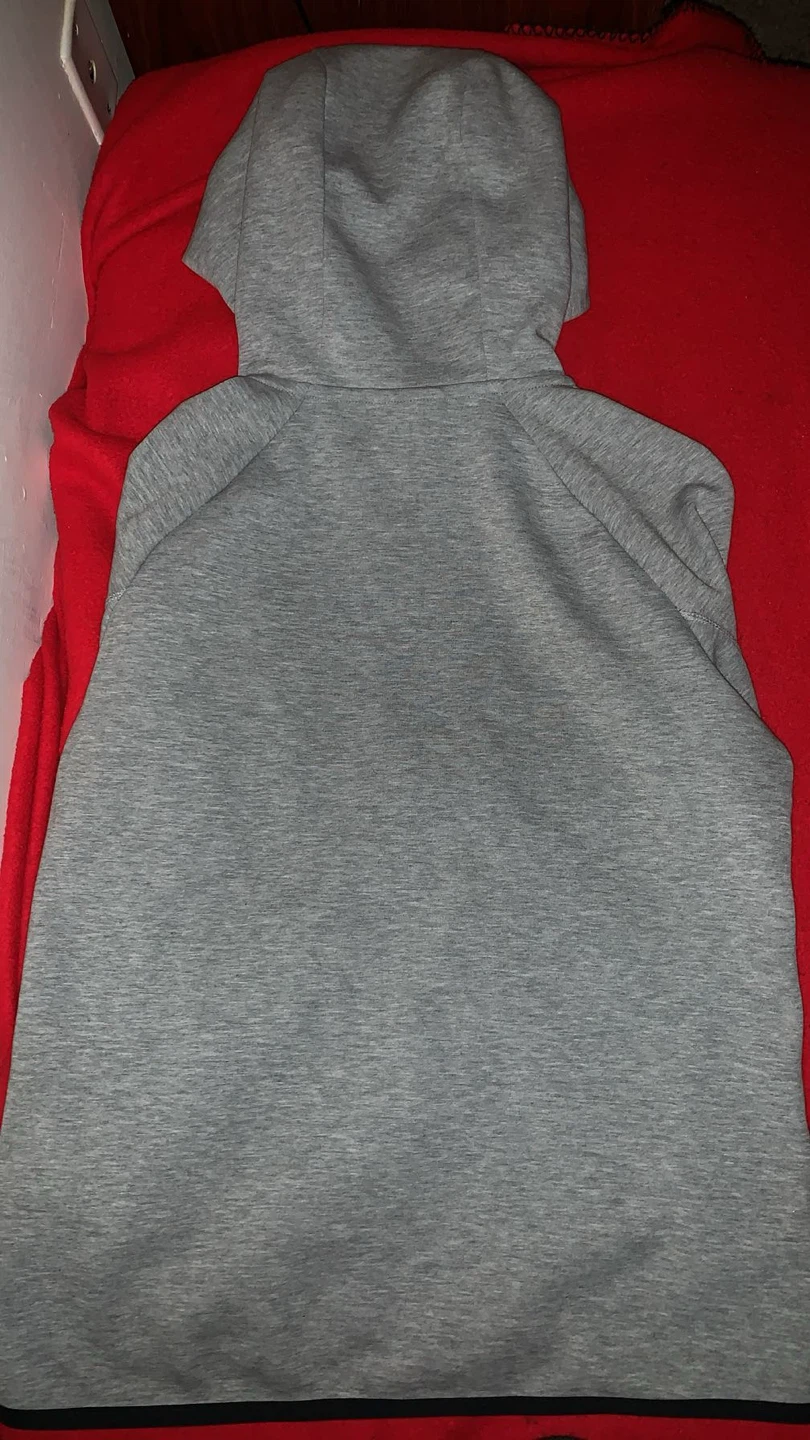 Grey Nike Tech Fleece Full Zip Hoodie - photo 2