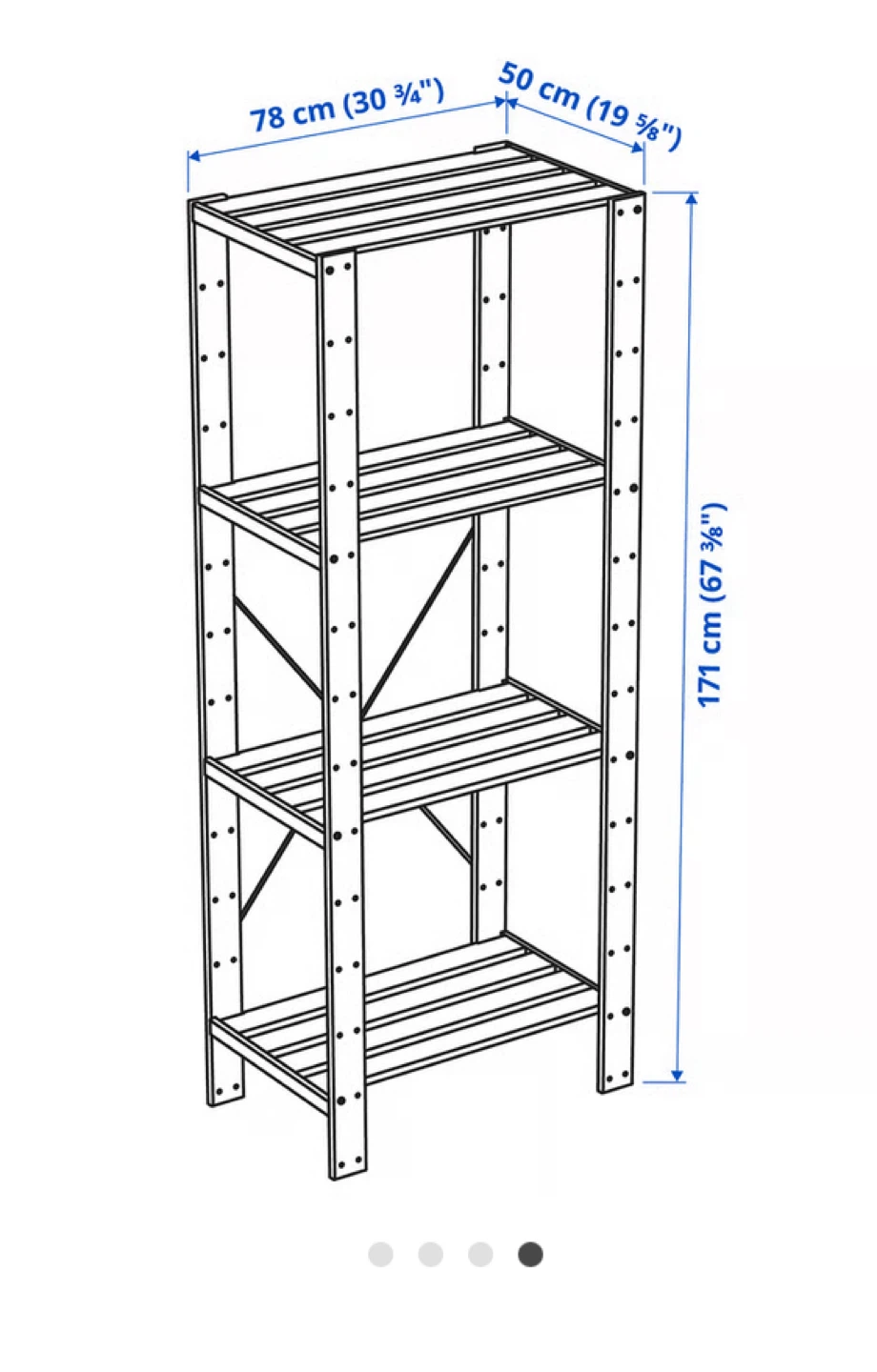 IKEA HEJNE Shelf Unit - photo 2