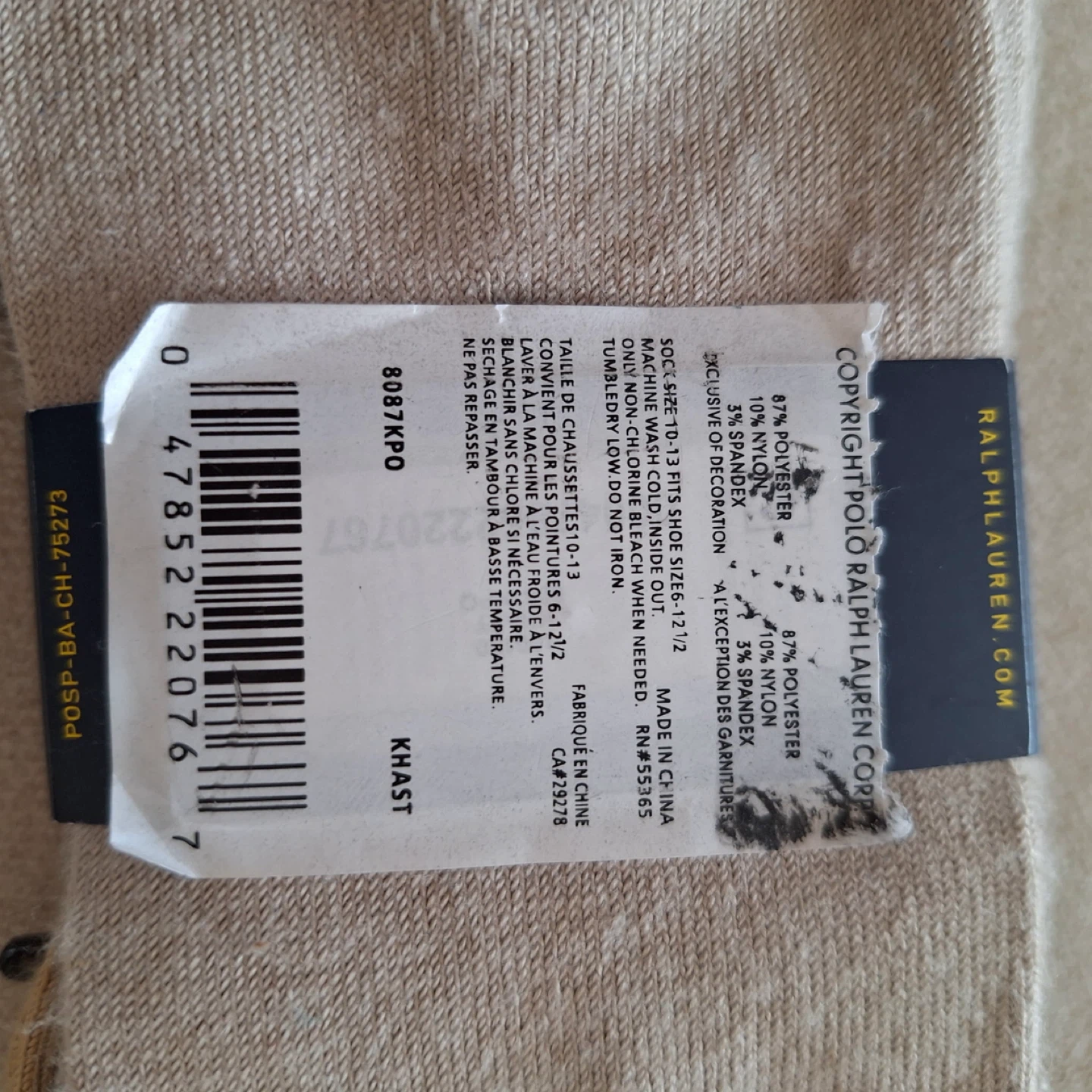 Polo Ralph Lauren 3 Pairs Super Soft Socks - photo 5