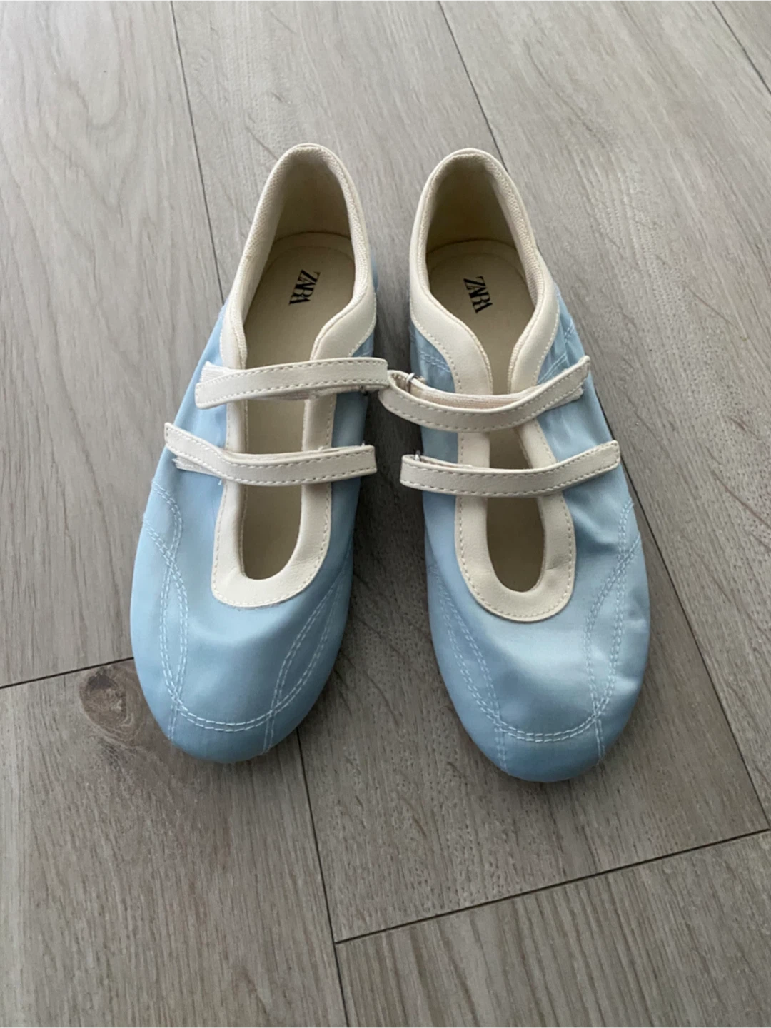 Zara satin flats