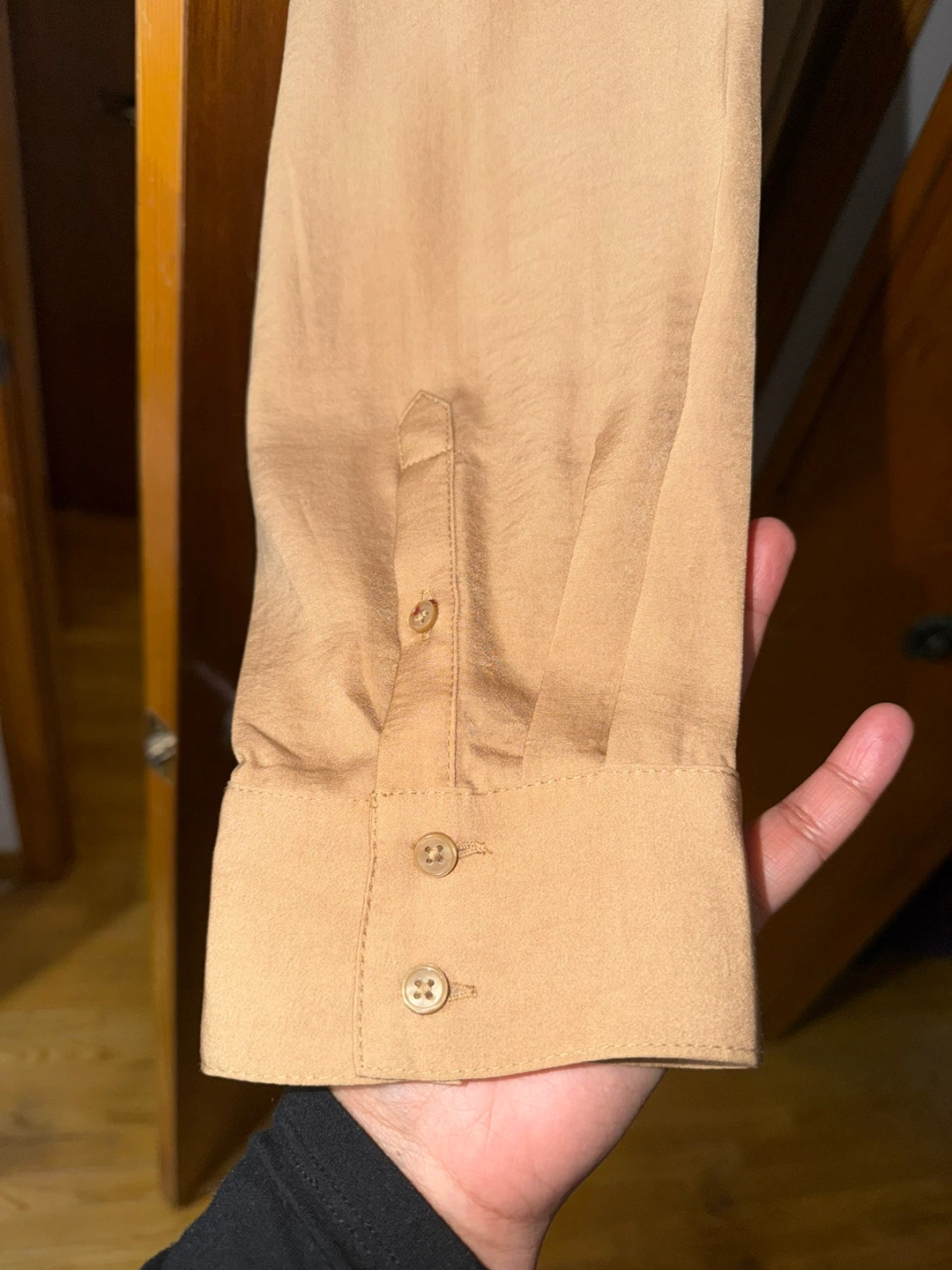 Banana Republic XL Tan Button-Up Shirt - photo 4