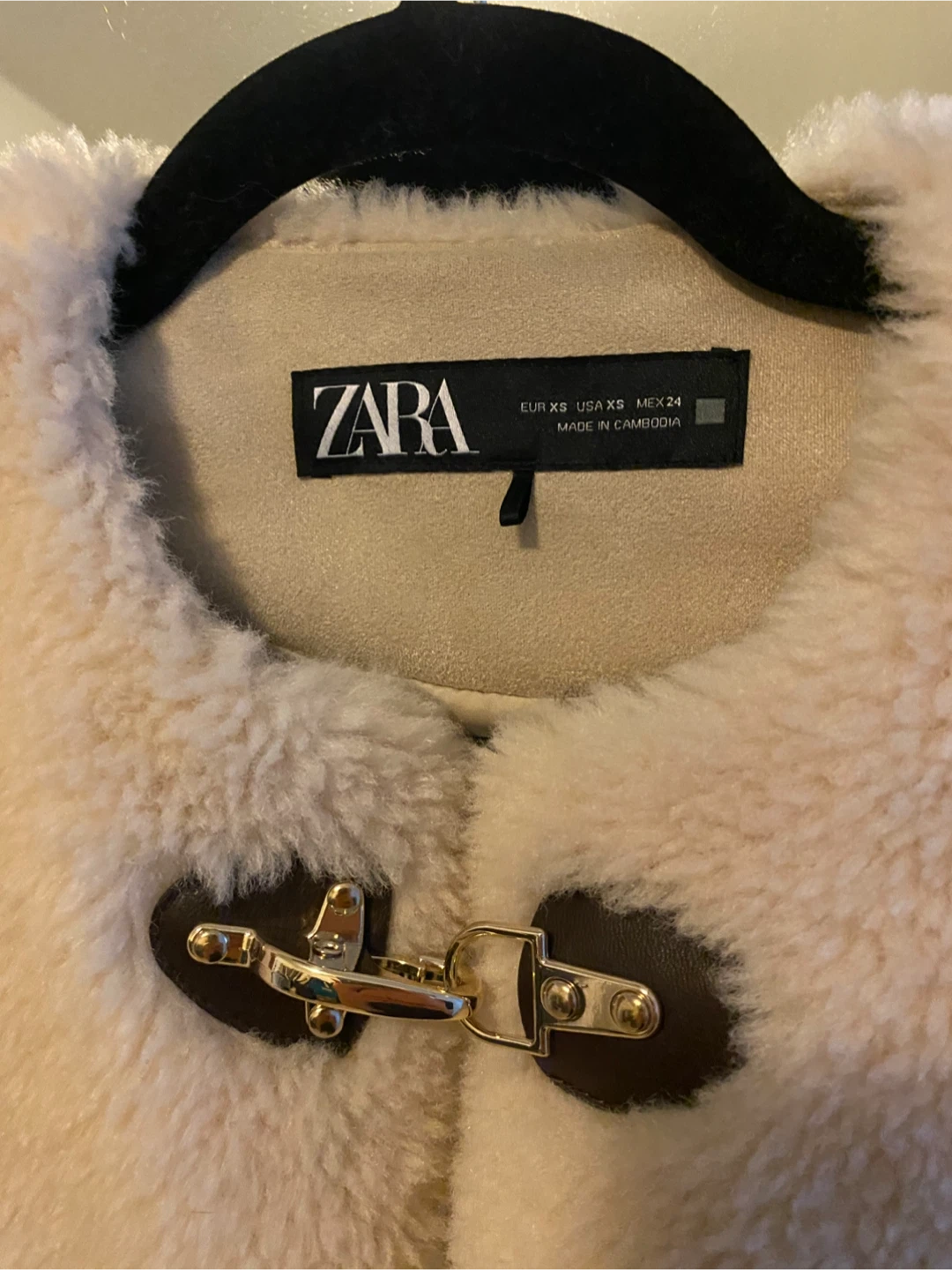 ZARA Cream Fleece Jacket - photo 2