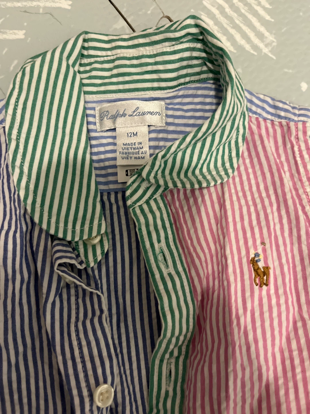 Ralph Lauren 12M Striped Dress