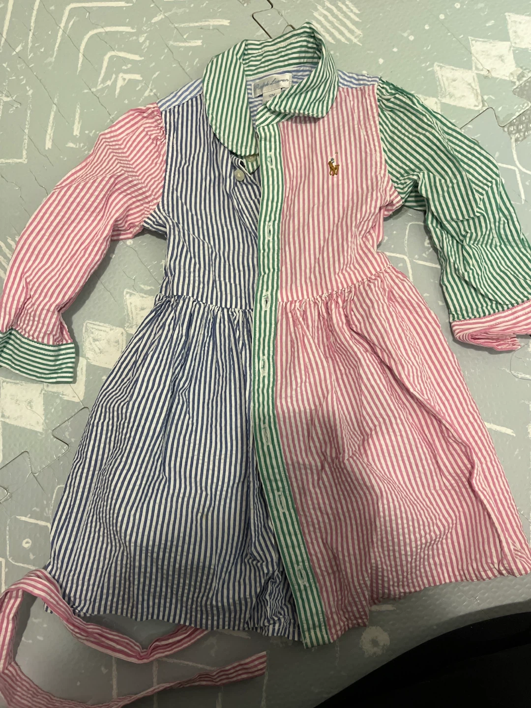 Ralph Lauren 12M Striped Dress - photo 2