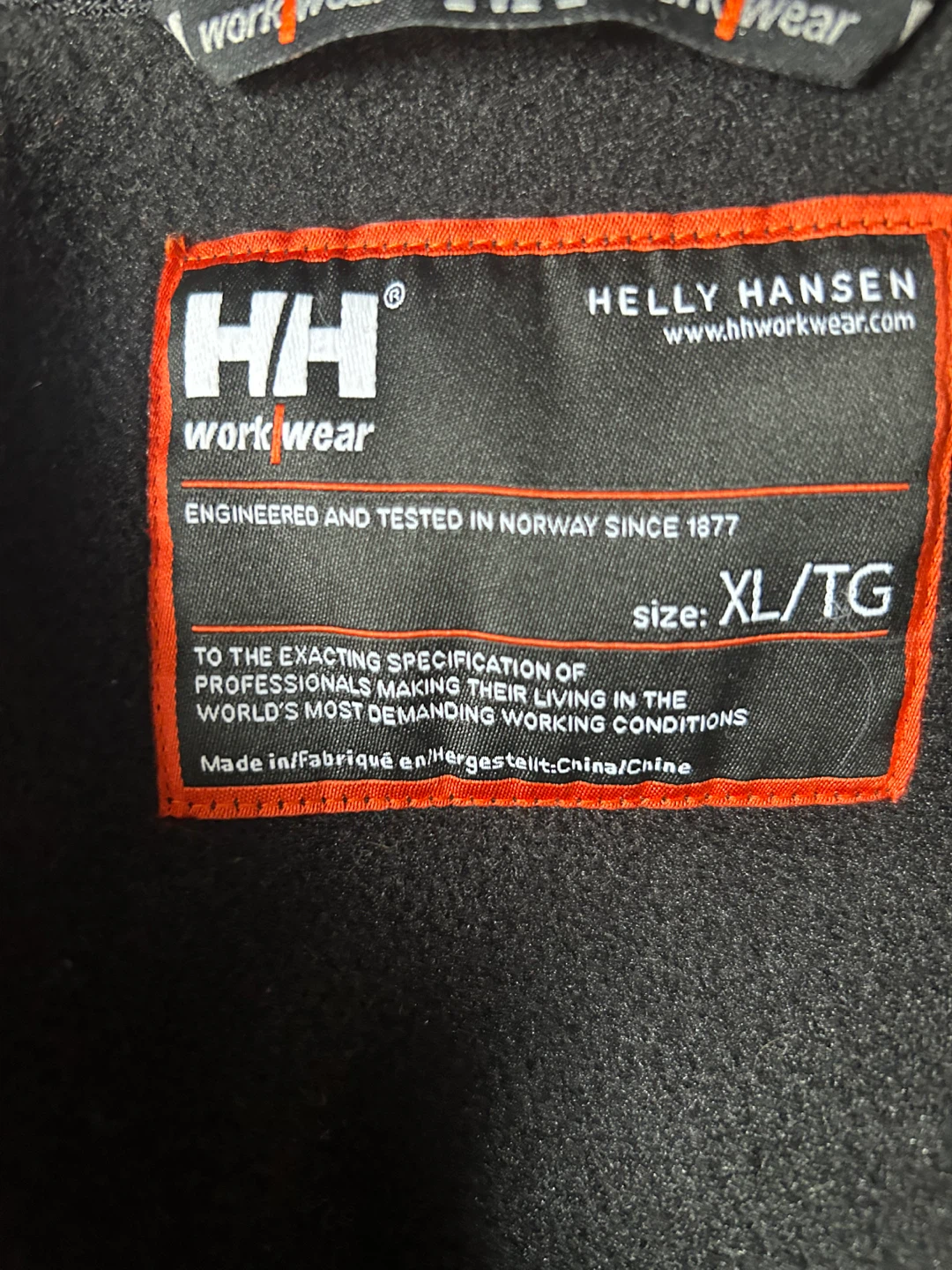 Helly Hansen HH Workwear Fleece Jacket XL/TG Black - photo 3