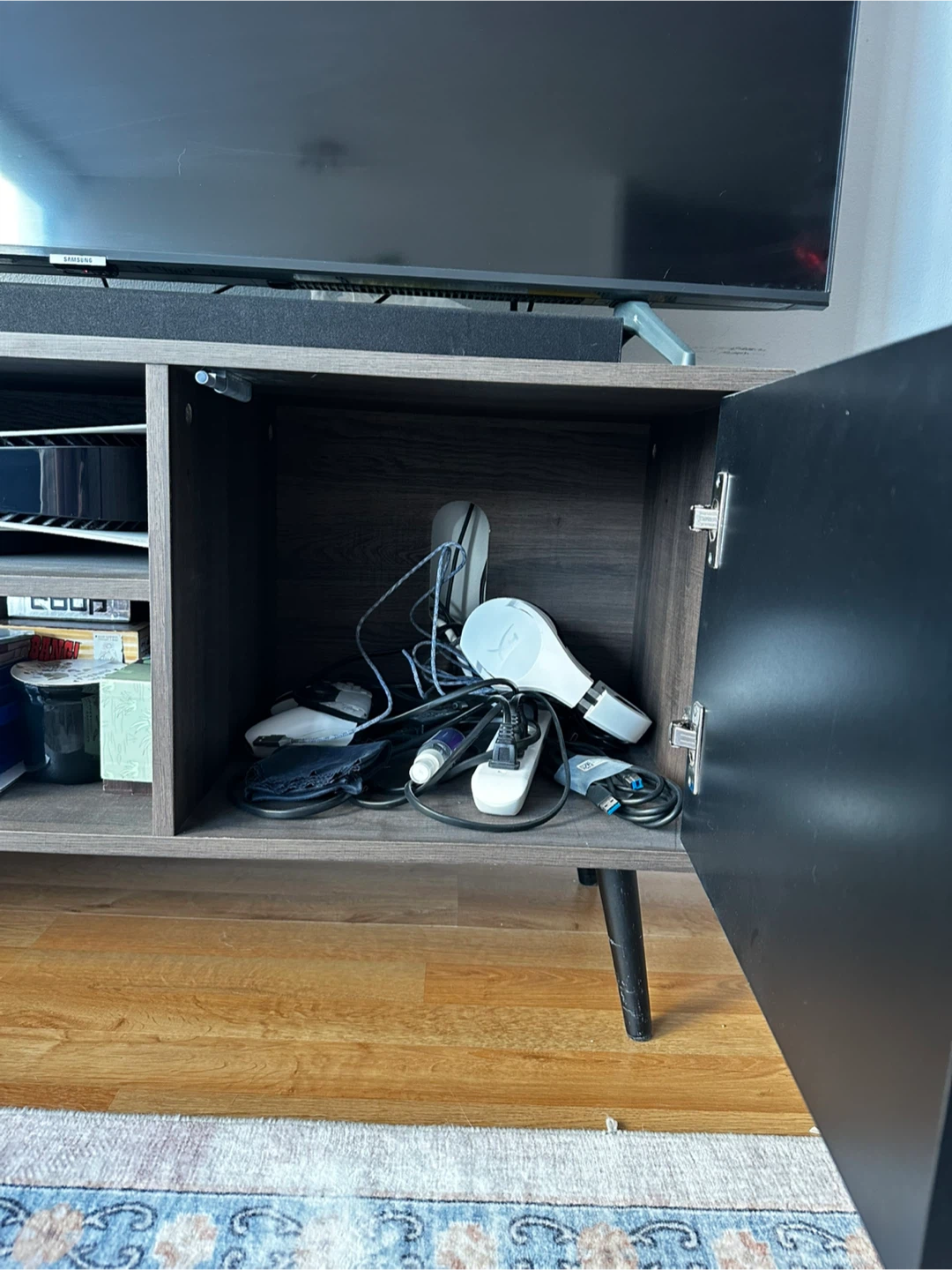 Modern TV Stand with Storage - photo 4
