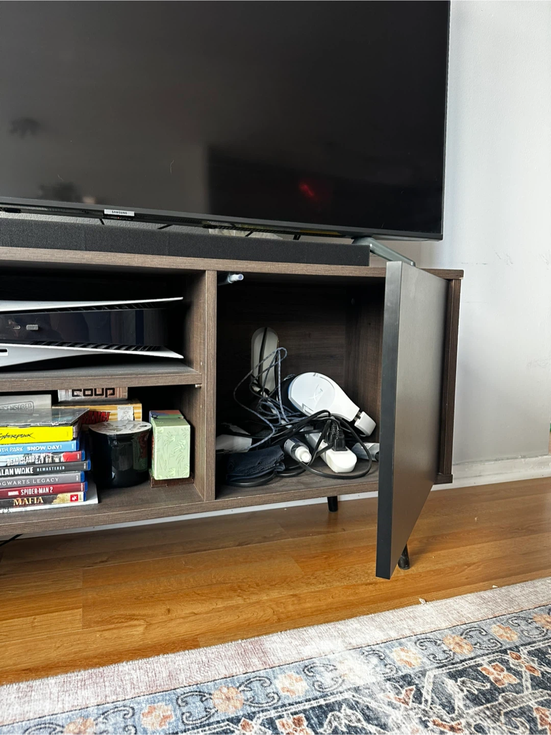 Modern TV Stand with Storage - photo 3