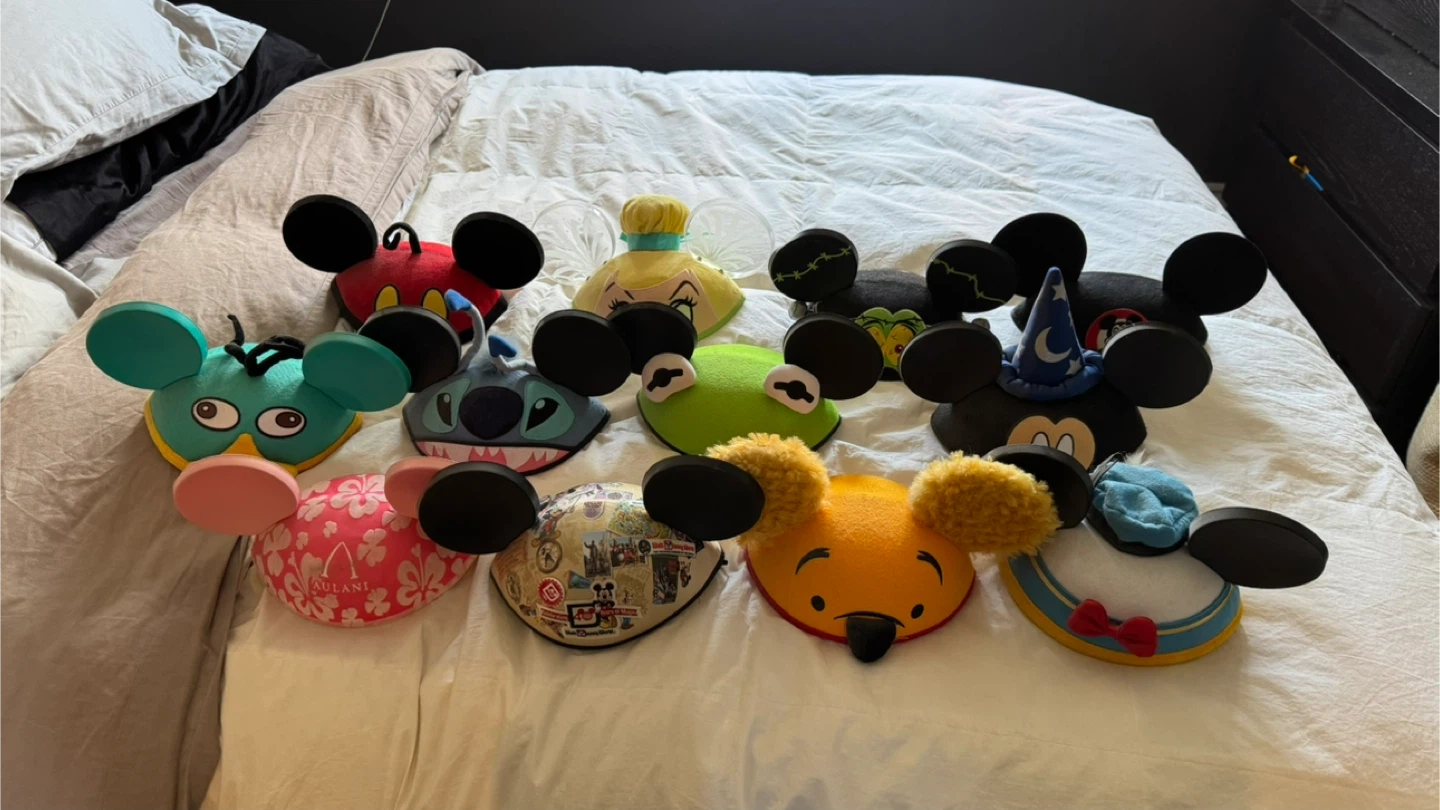 12 Disney Character Hats