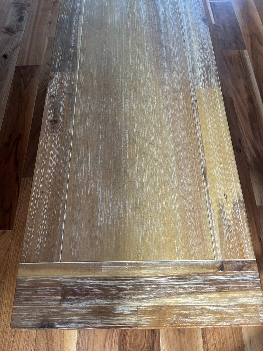 Pier 1 Rustic Tobacco Hardwood Accent Bench - photo 3
