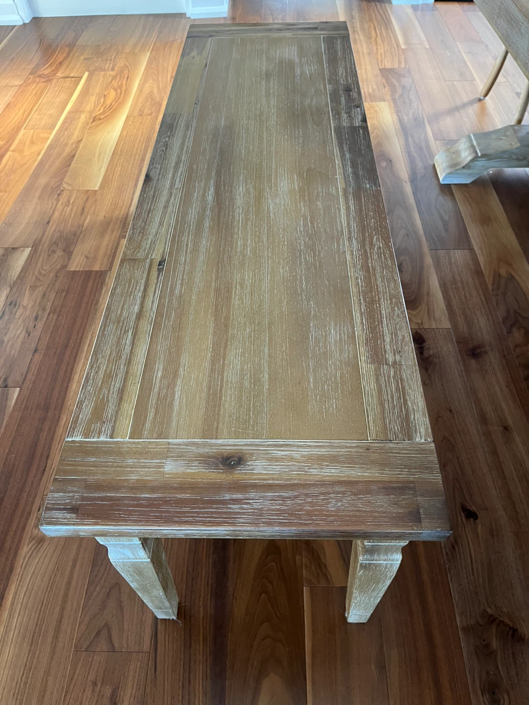 Pier 1 Rustic Tobacco Hardwood Accent Bench - photo 2