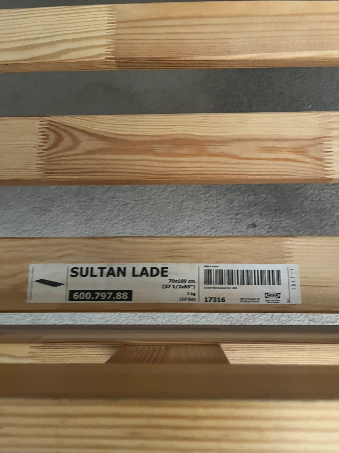 Wooden Bed Frame 70x160cm - photo 4
