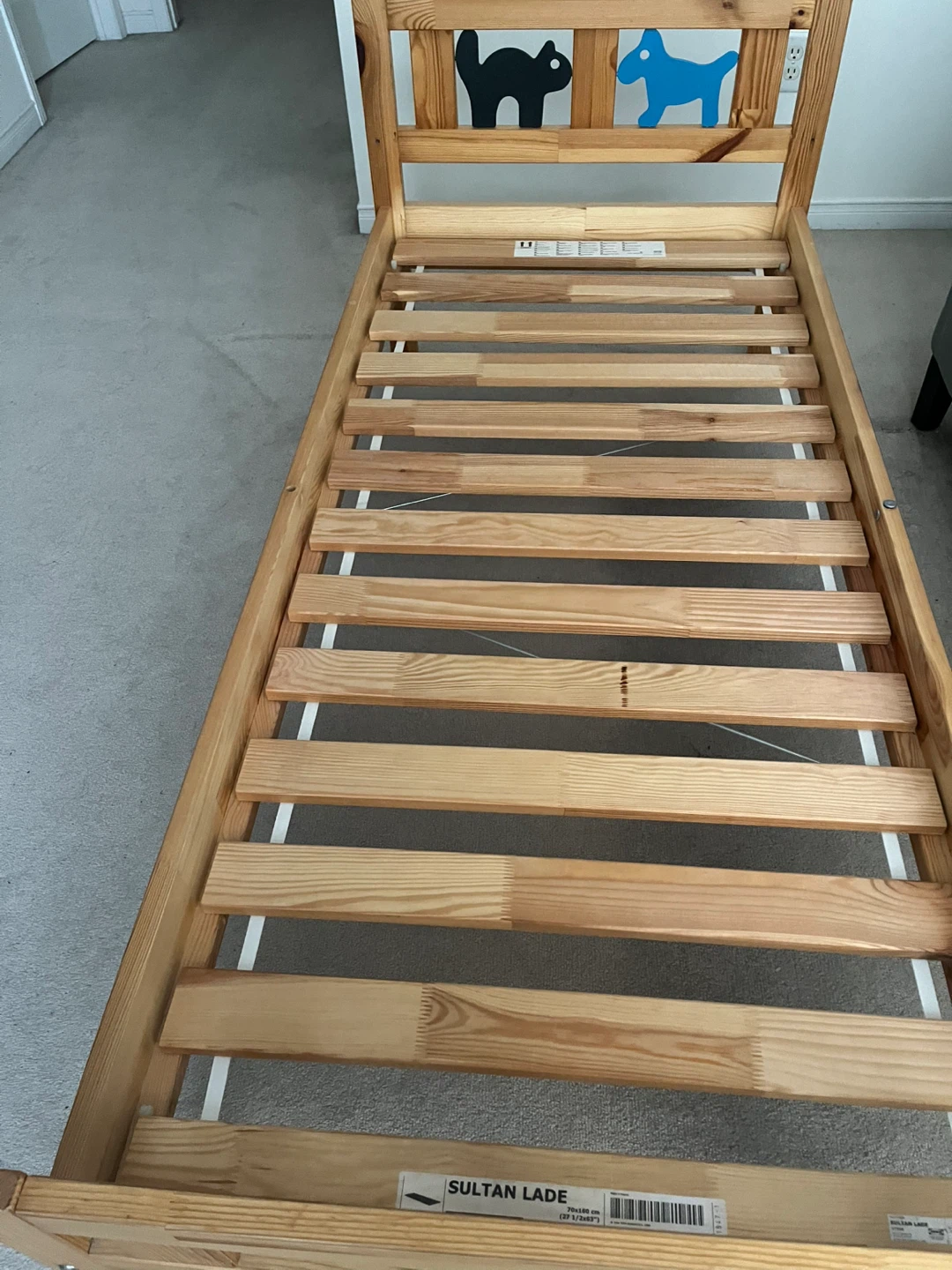Wooden Bed Frame 70x160cm - photo 2