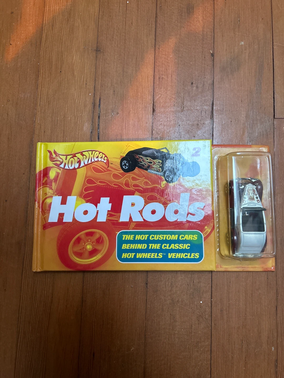 Hot Wheels Hot Rods Book and Ford Roadster Toy Car Set