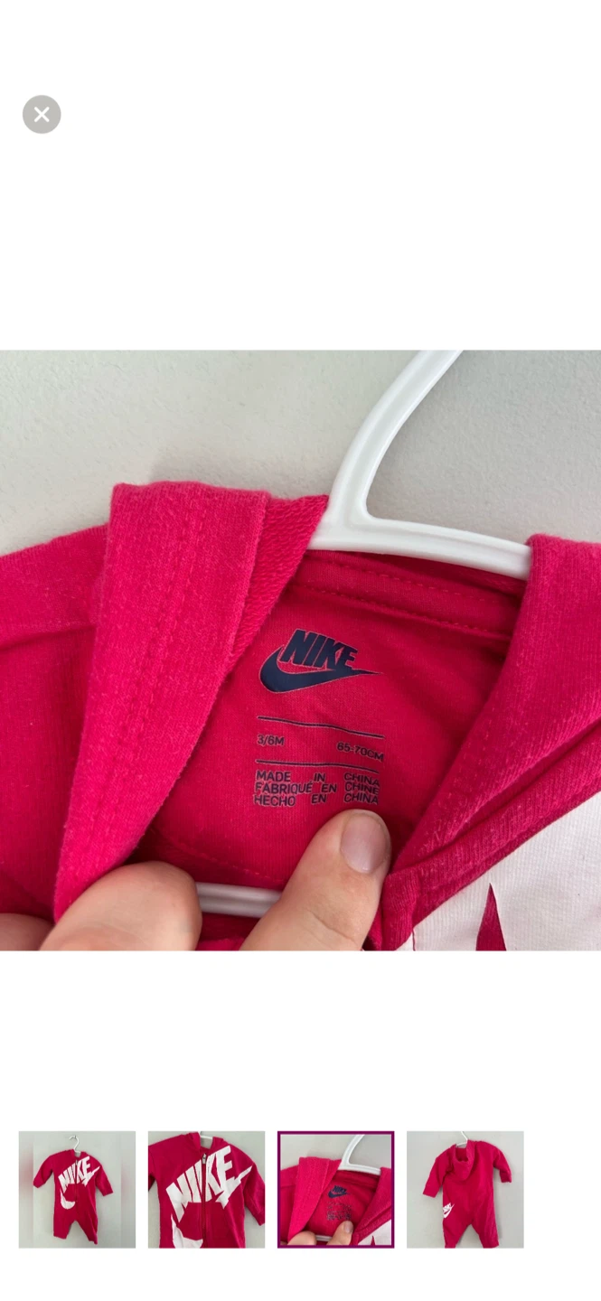 Nike Baby Bunting Suit 3/6m - photo 3