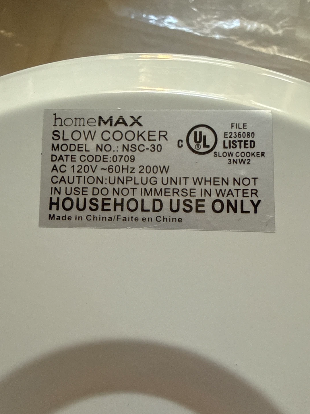 HomeMax Slow Cooker NSC-30 - photo 5