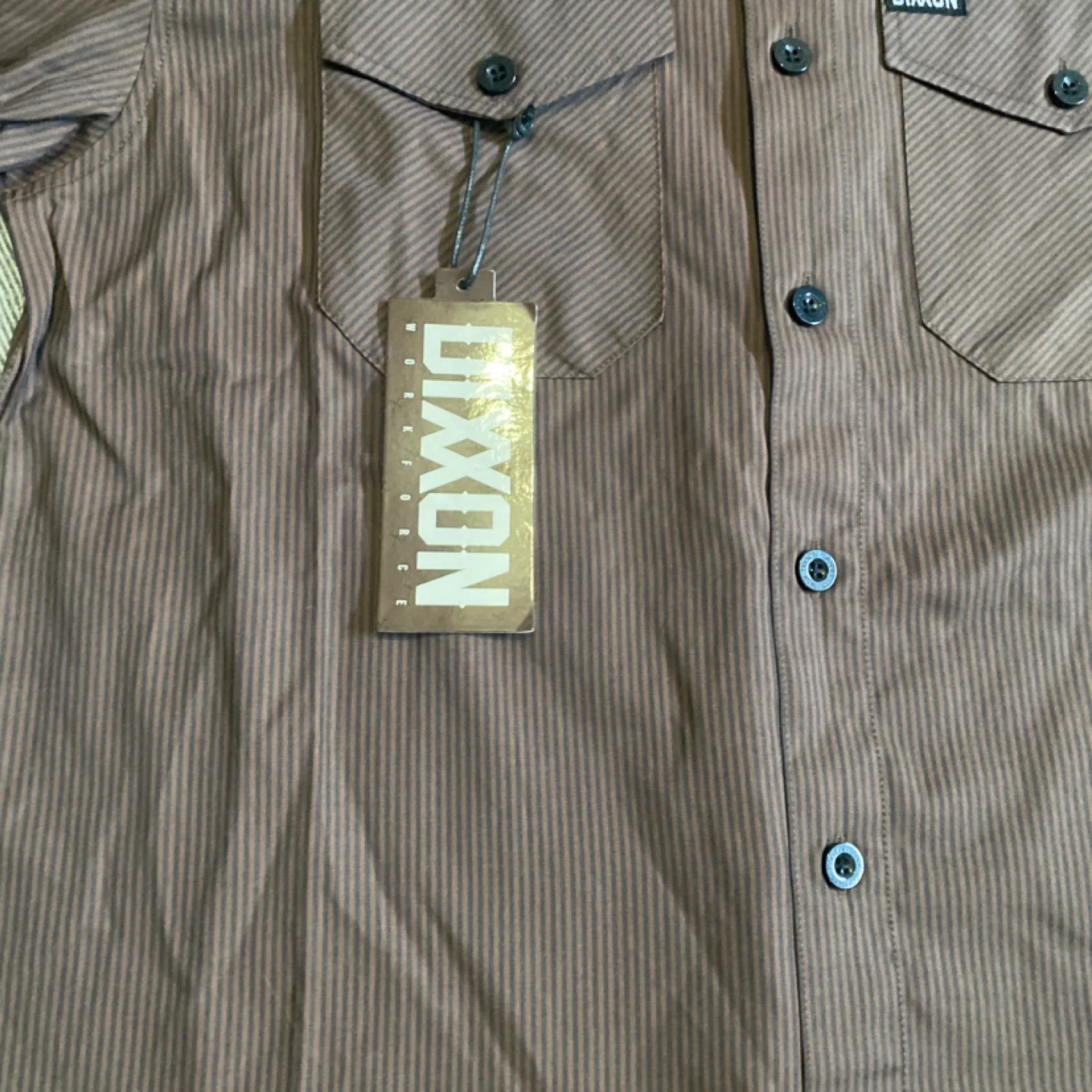 NWT DIXXON WORKFORCE Long Sleeve Button Up Shirt - Size M - photo 3