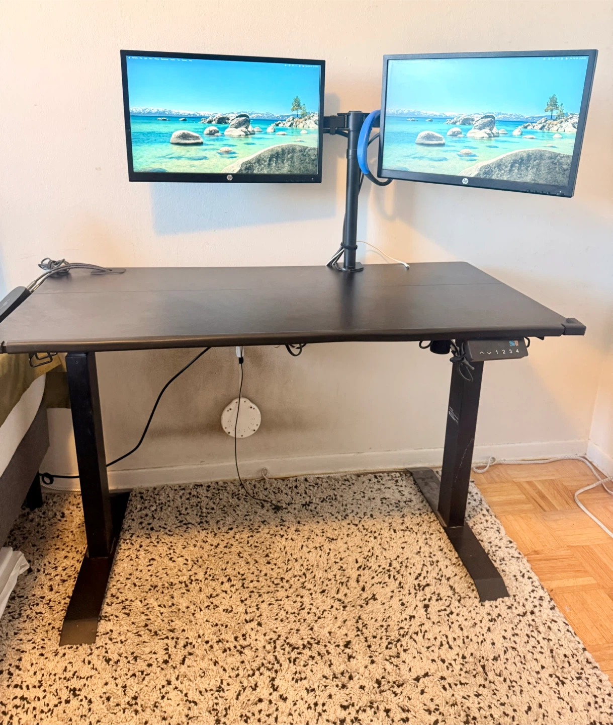SHW 48 inch Electric Height Adjustable Desk-122x60 cm - photo 3