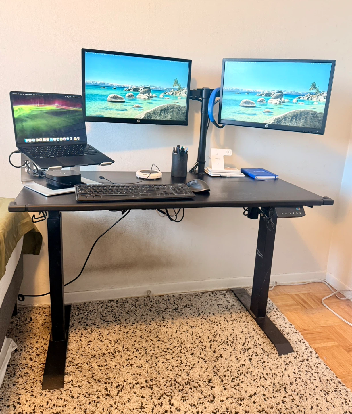 SHW 48 inch Electric Height Adjustable Desk-122x60 cm