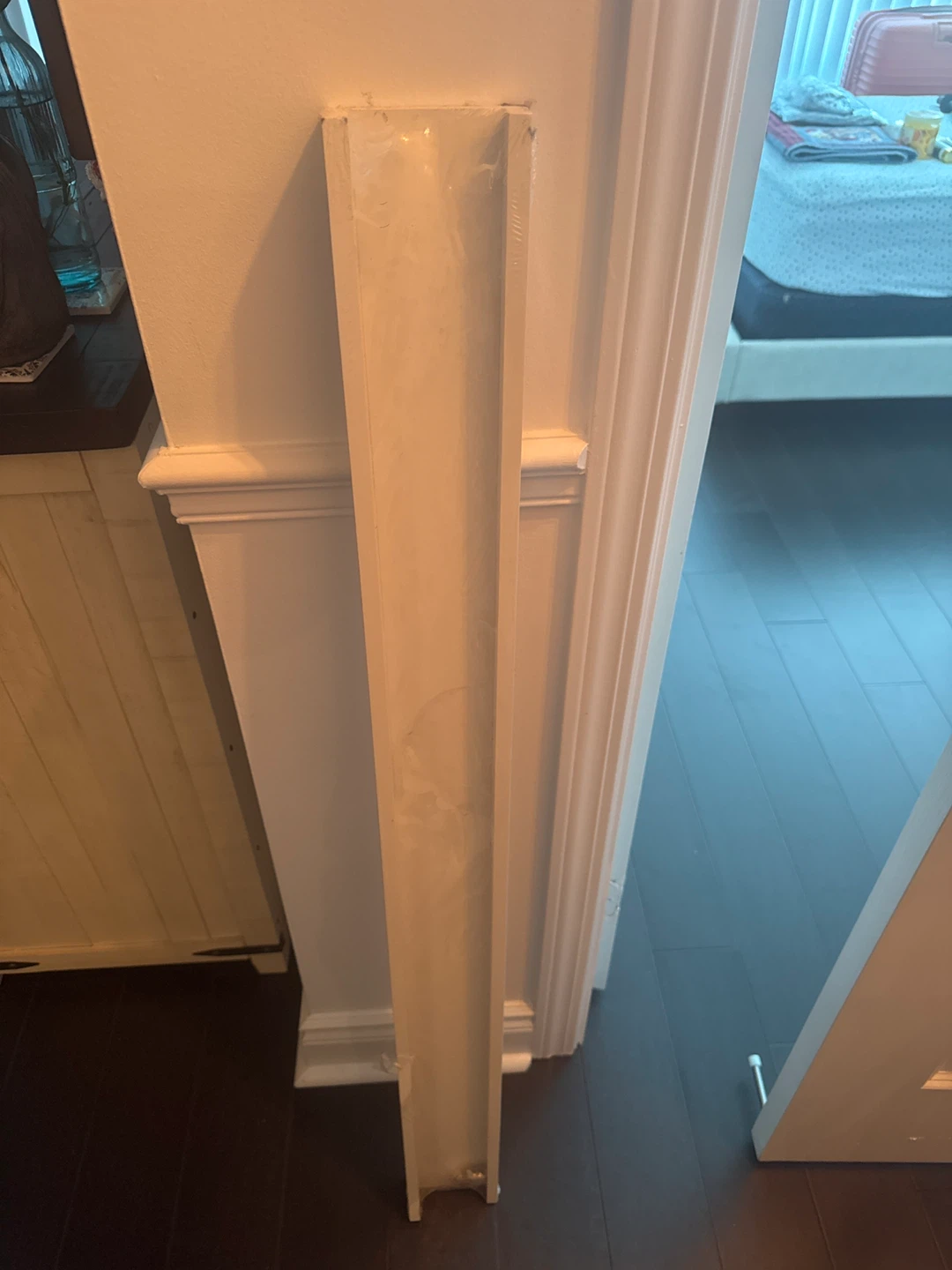 Shelf White Trim Piece