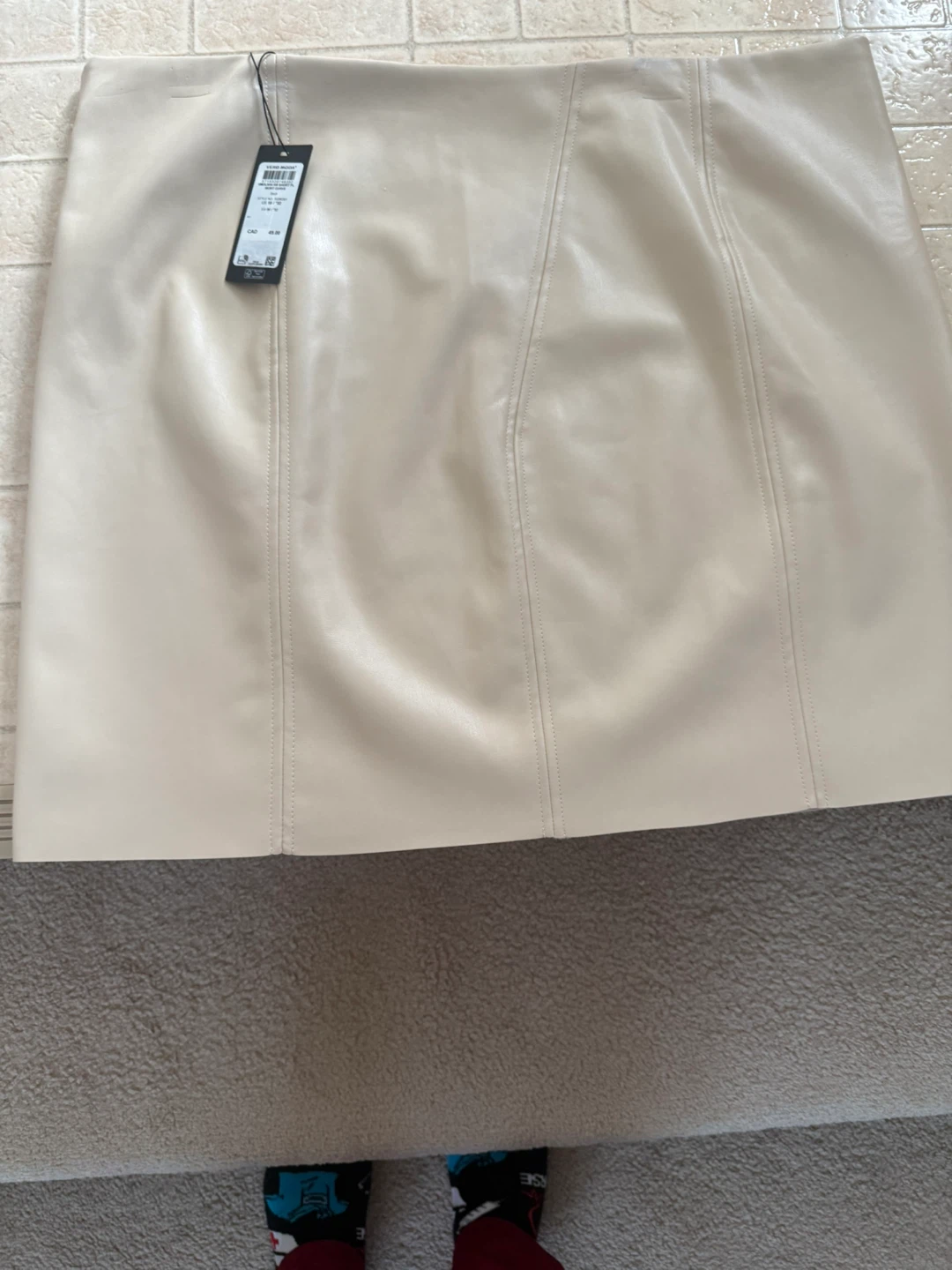 Skirt, faux leather - photo 2
